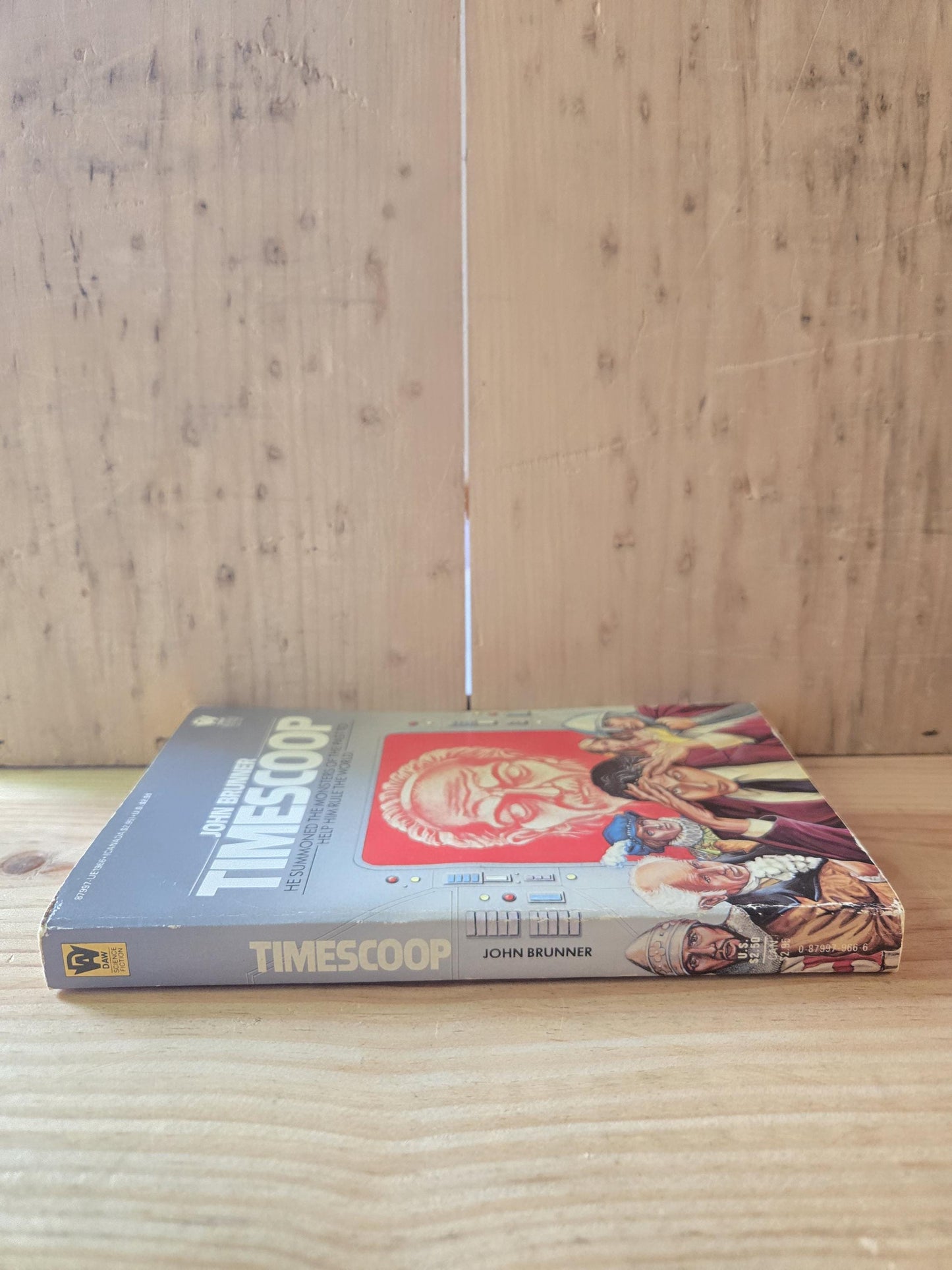 Timescoop // John Brunner // 1984 // Vintage Paperback Sci-fi