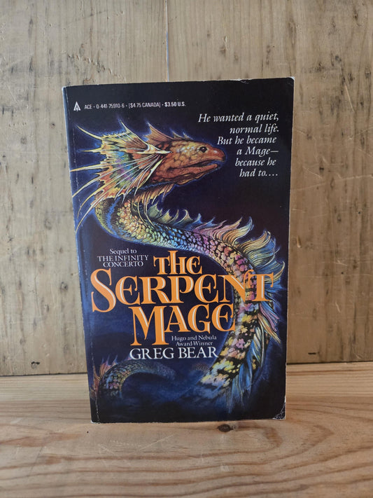The Serpent Mage // Greg Bear // 1987 // Vintage Paperback Fantasy