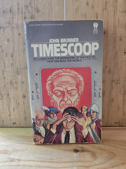 Timescoop // John Brunner // 1984 // Vintage Paperback Sci-fi