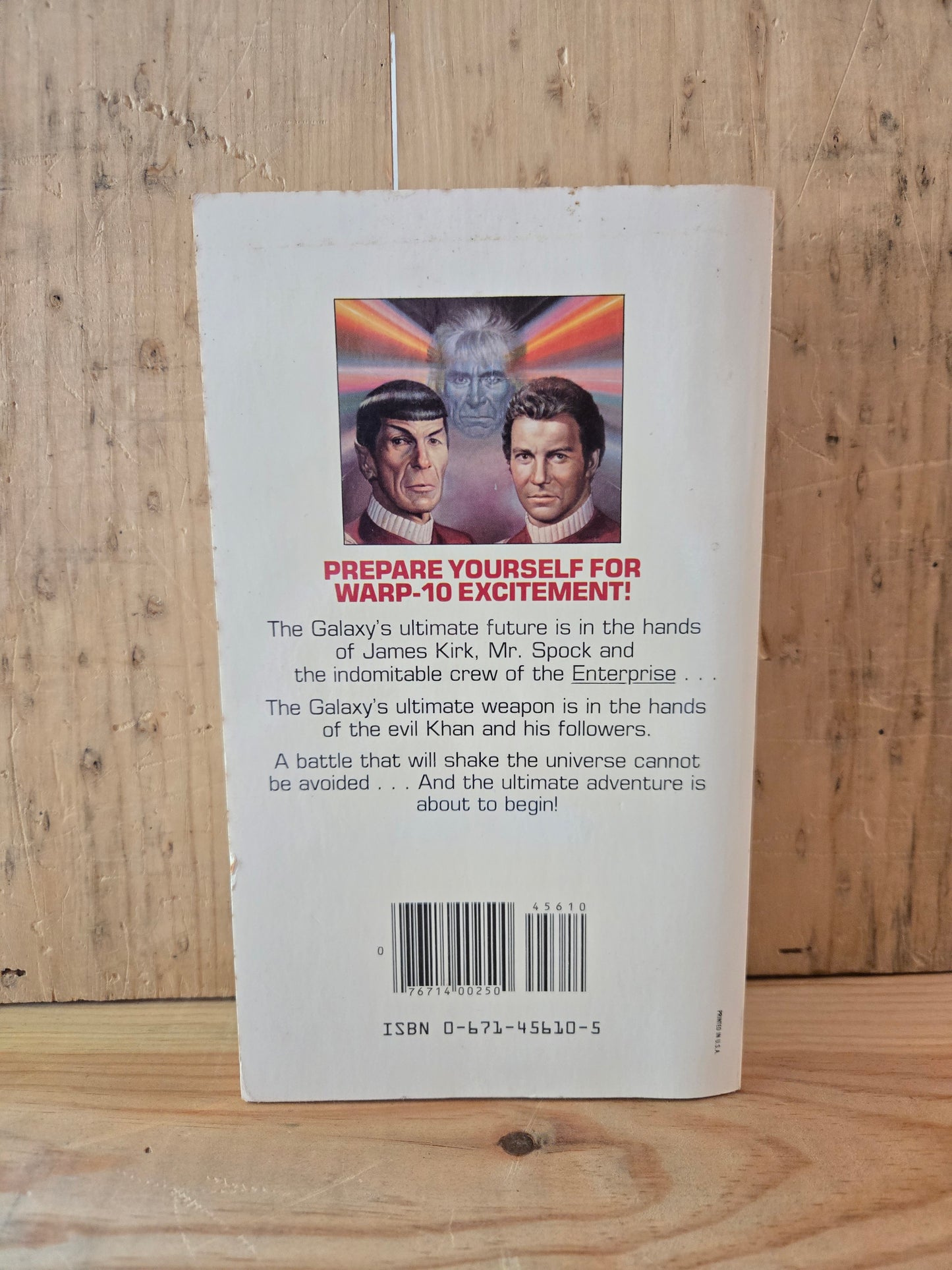 Star Trek: The Wrath of Khan // Vonda N. McIntyre // 1982 // Vintage Paperback Sci-fi