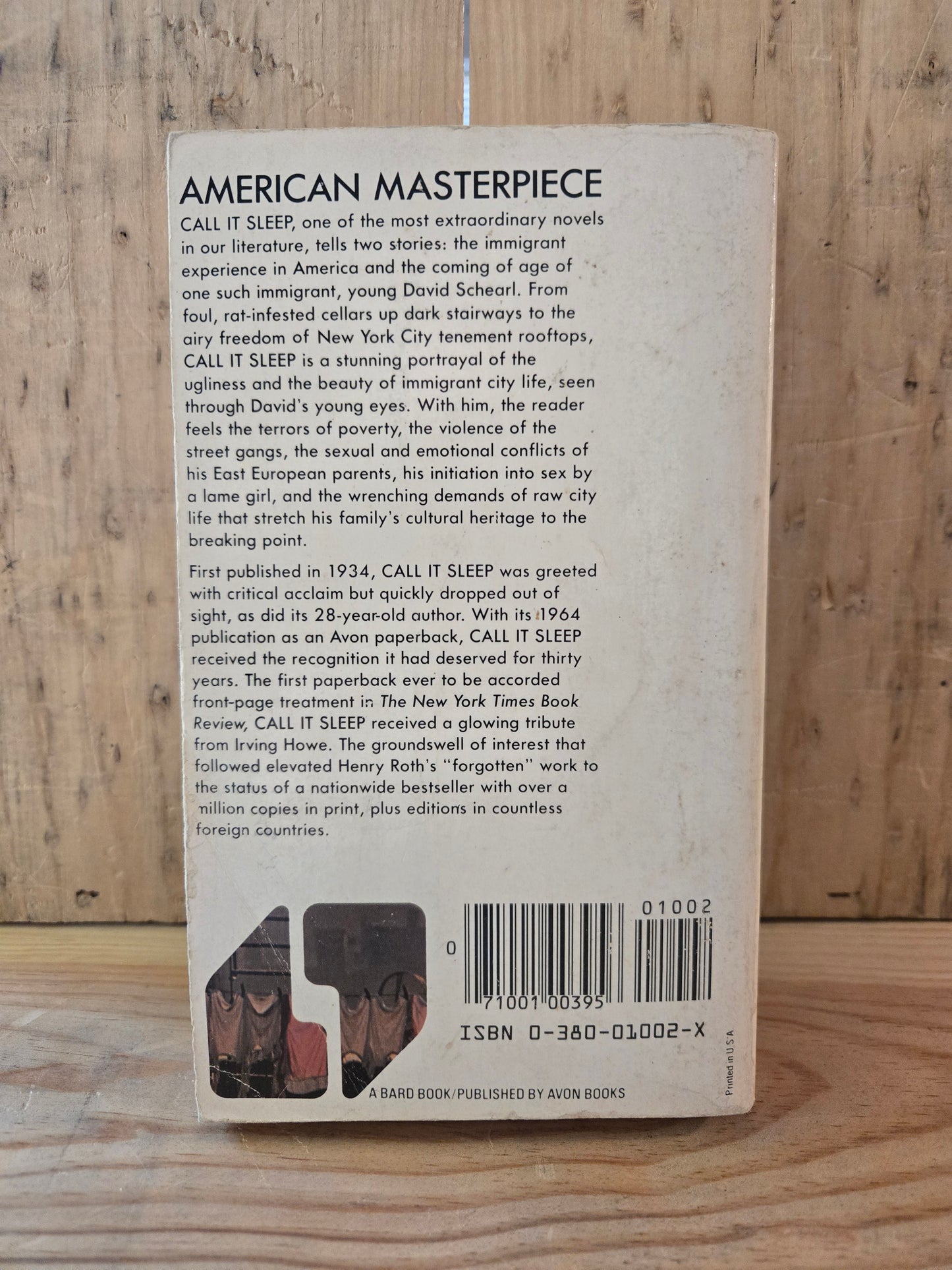 Call It Sleep // Henry Roth // 1964 // Vintage Paperback