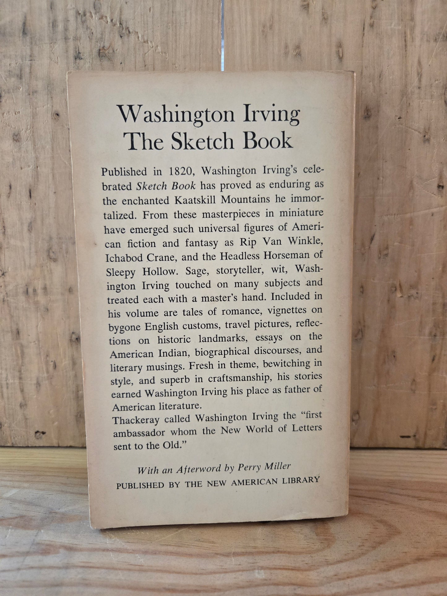 The Sketch Book // Washington Irving // 1961 // Vintage Paperback