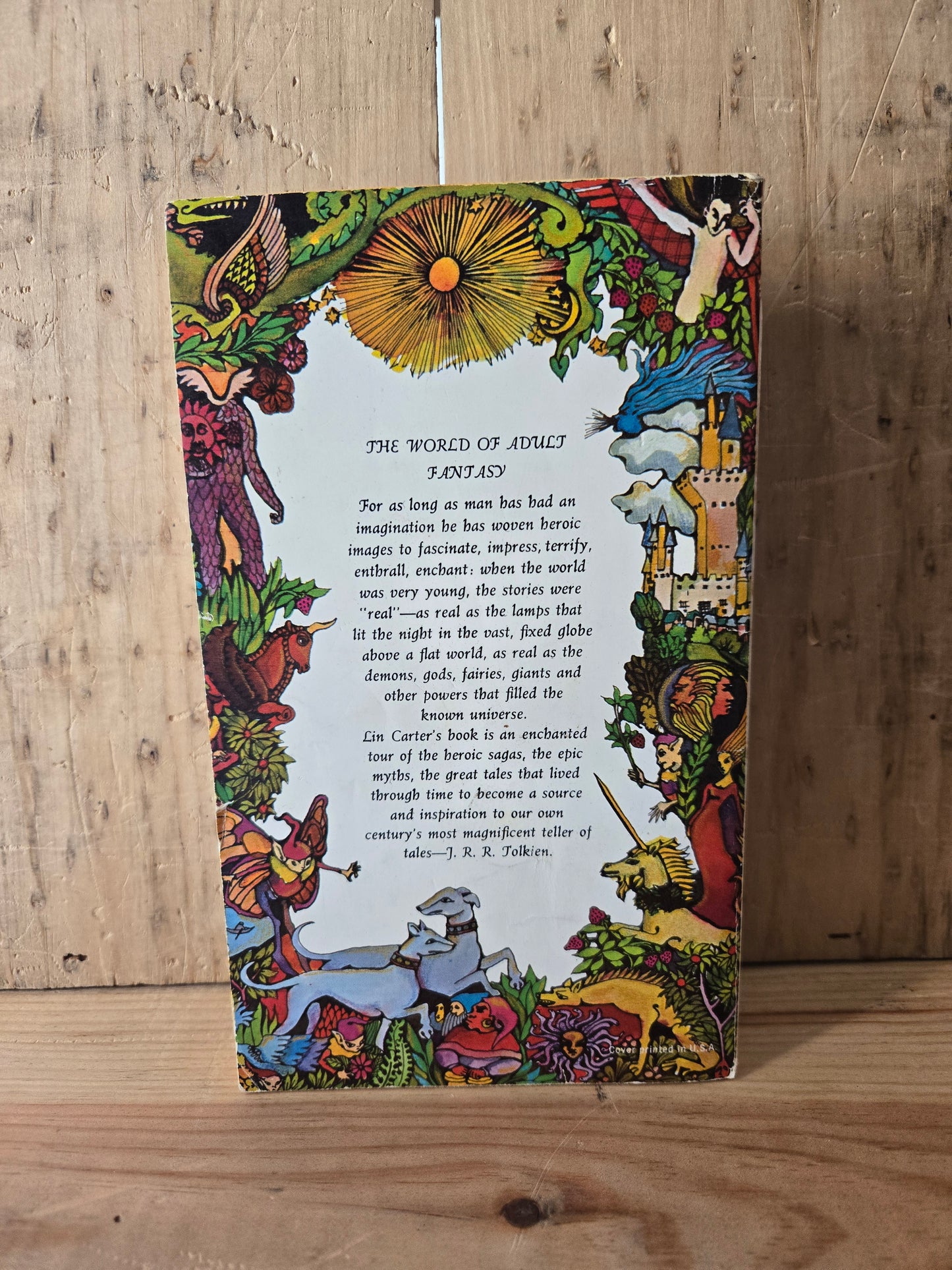Tolkien: A Look Behind The Lord of the Rings // Lin Carter // 1969 // Vintage Paperback Fantasy