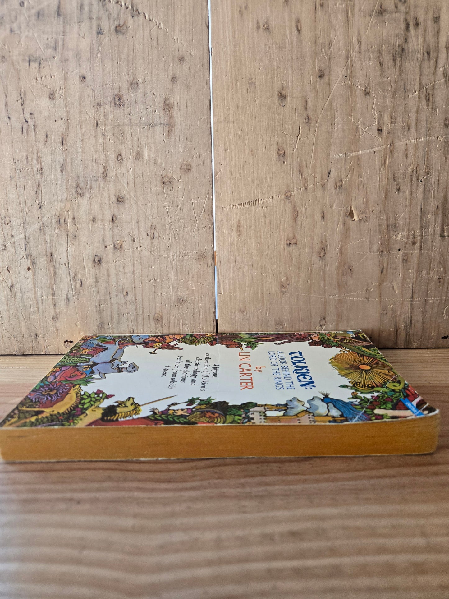 Tolkien: A Look Behind The Lord of the Rings // Lin Carter // 1969 // Vintage Paperback Fantasy