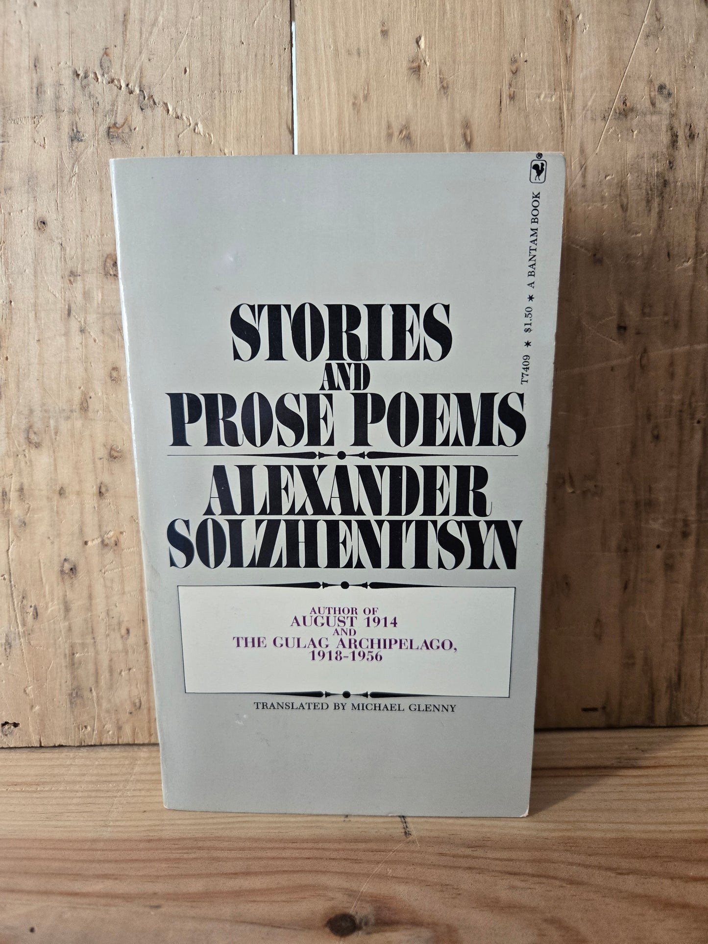 Stories and Prose Poems // Alexander Solzhenitsyn // 1973 // Vintage Paperback