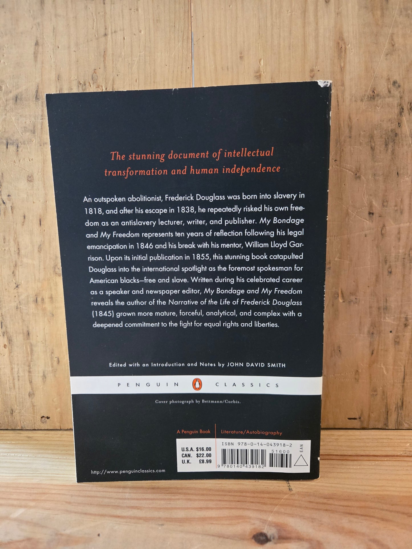 My Bondage, My Freedom // Frederick Douglass // 2003 // Vintage Paperback Memoir