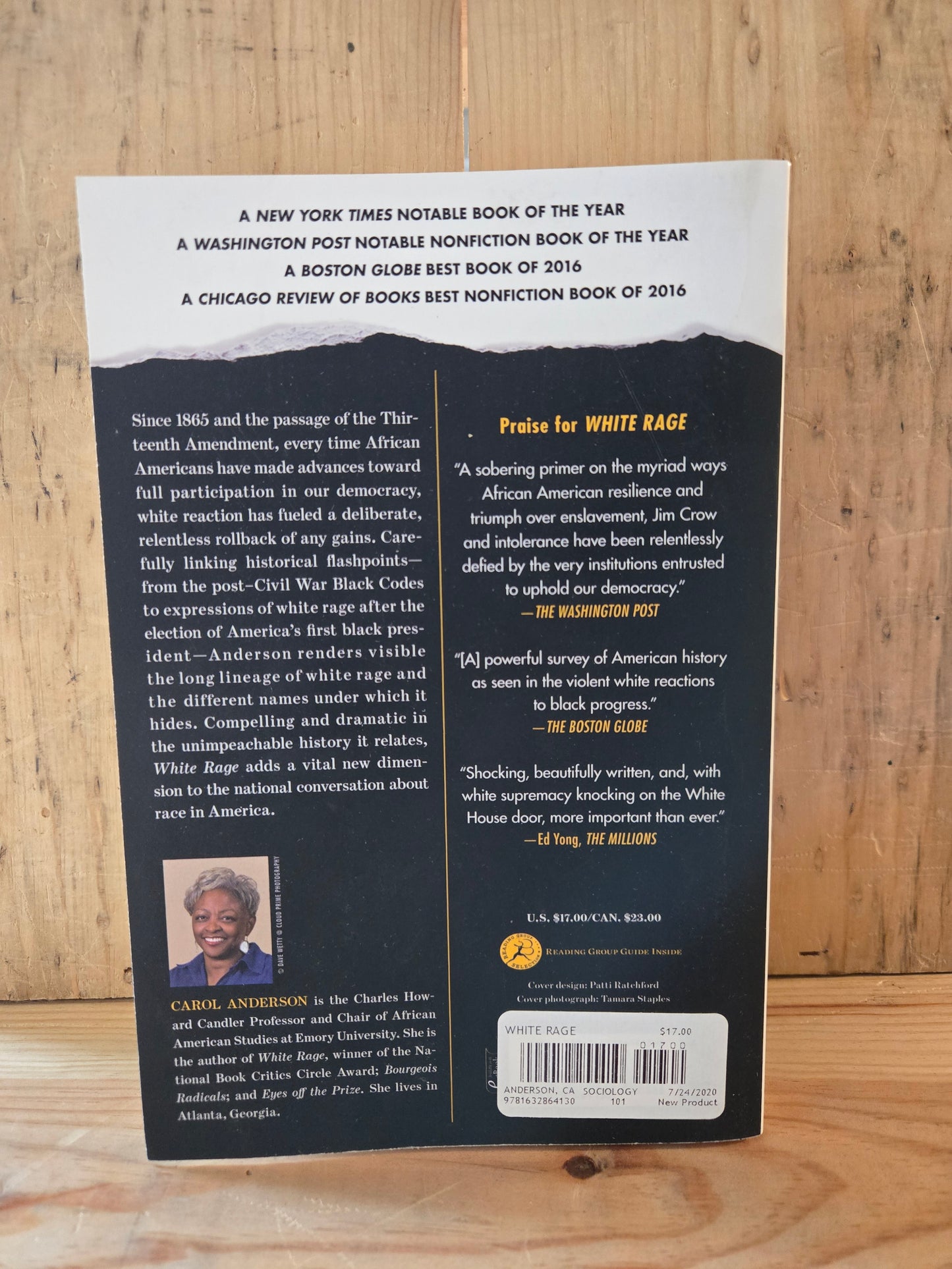 White Rage: The Unspoken Truth of Our Racial Divide // Carol Anderson // 2017 // Paperback
