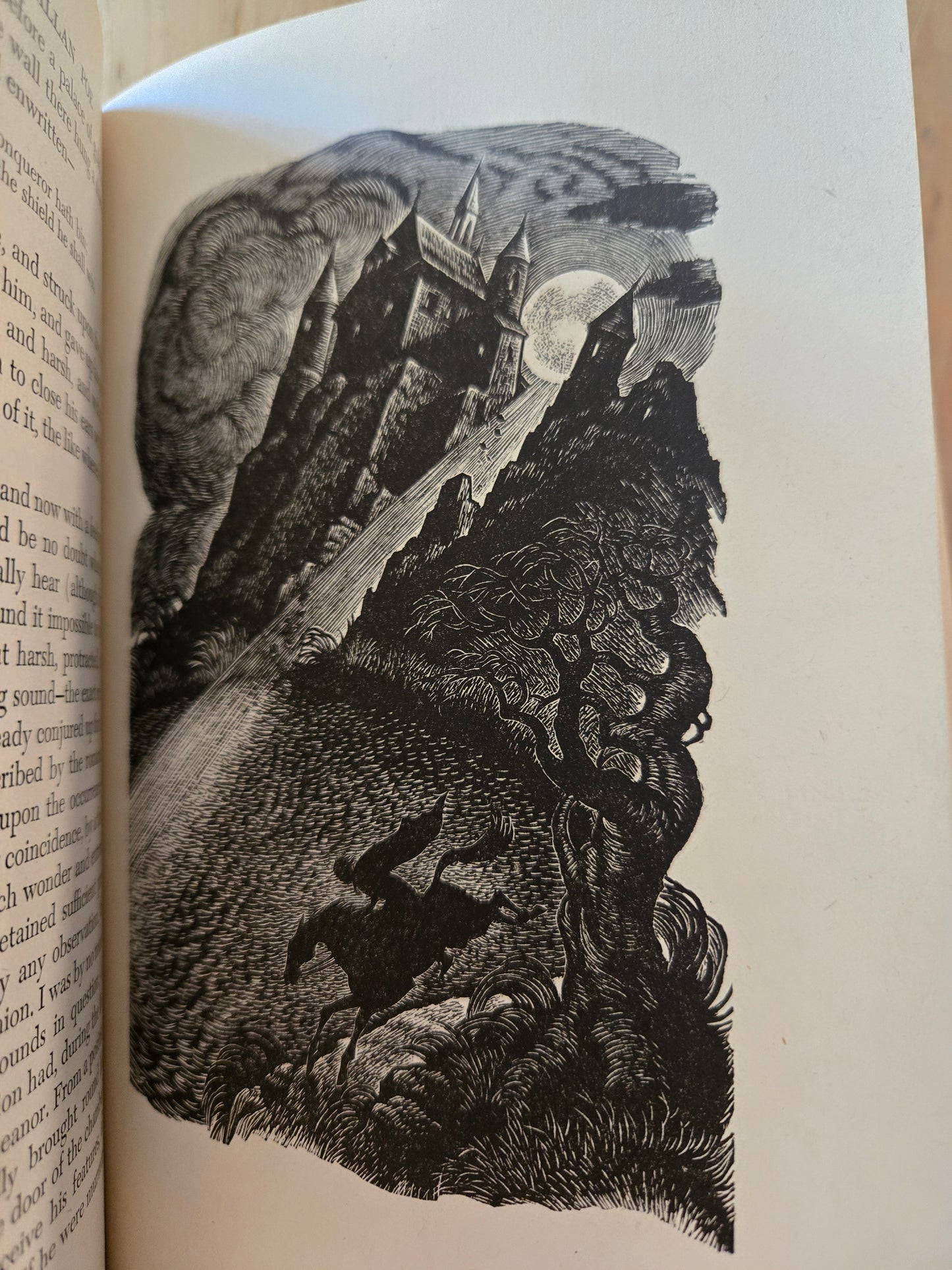 Tales of Edgar Allan Poe // 1944 Random House // Vintage Hardcover Horror Suspense Illustrated by Fritz Eichenberg