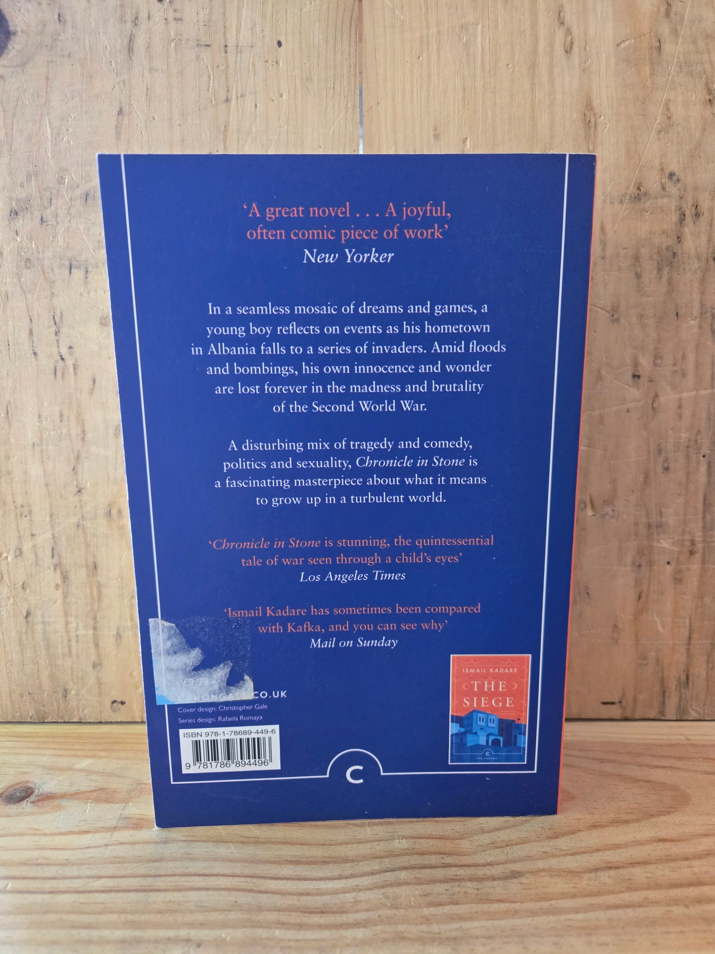 Chronicle in Stone // Ismail Kadare // 2018 // Paperback