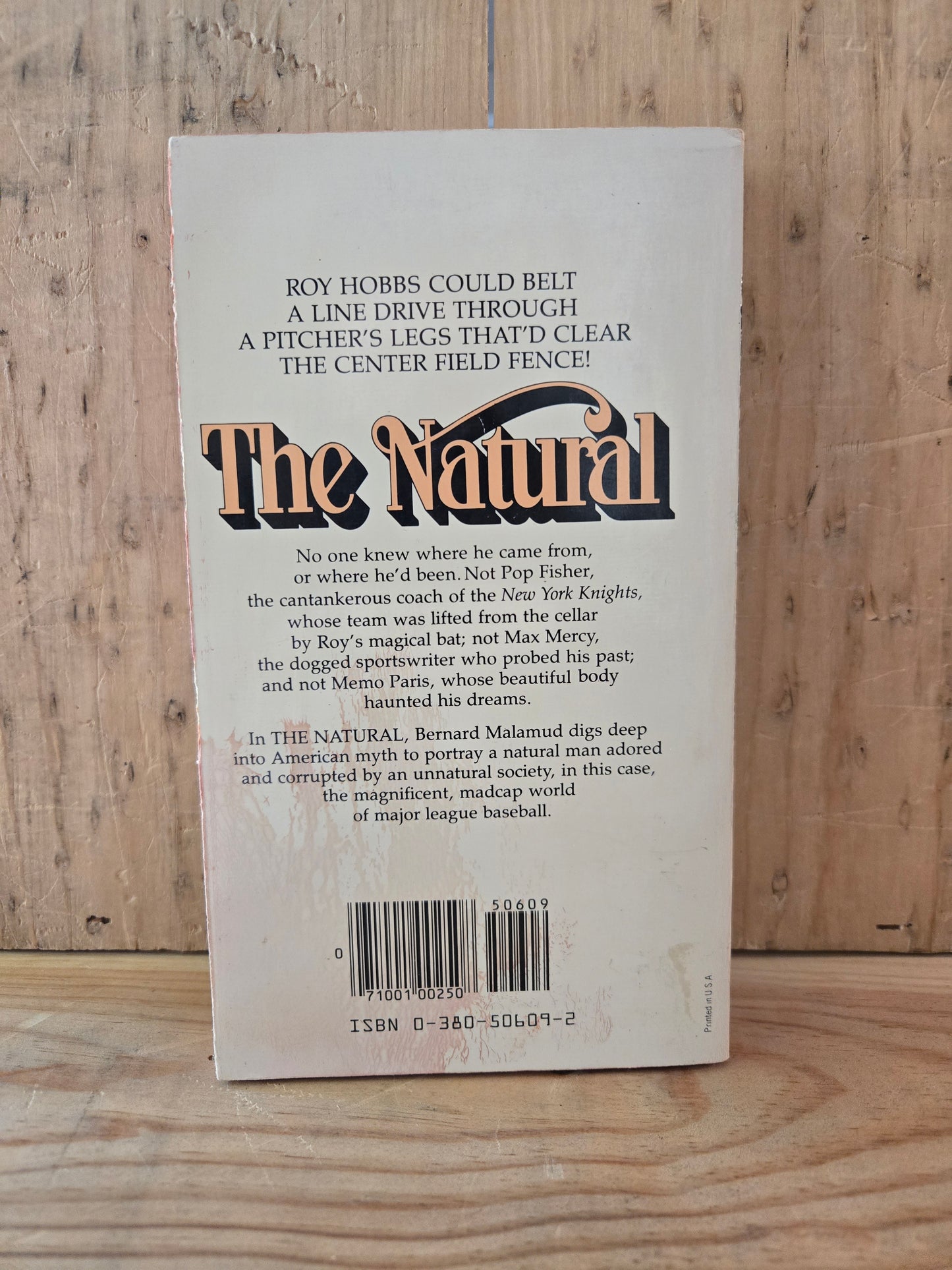 The Natural // Bernard Malamud // 1980 // Vintage Paperback
