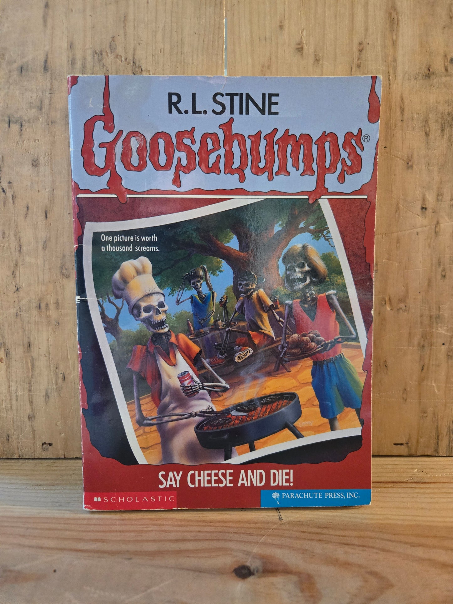 Goosebumps #4: Say Cheese and Die! // R.L. Stine // 33rd Printing 1992 // Vintage Paperback