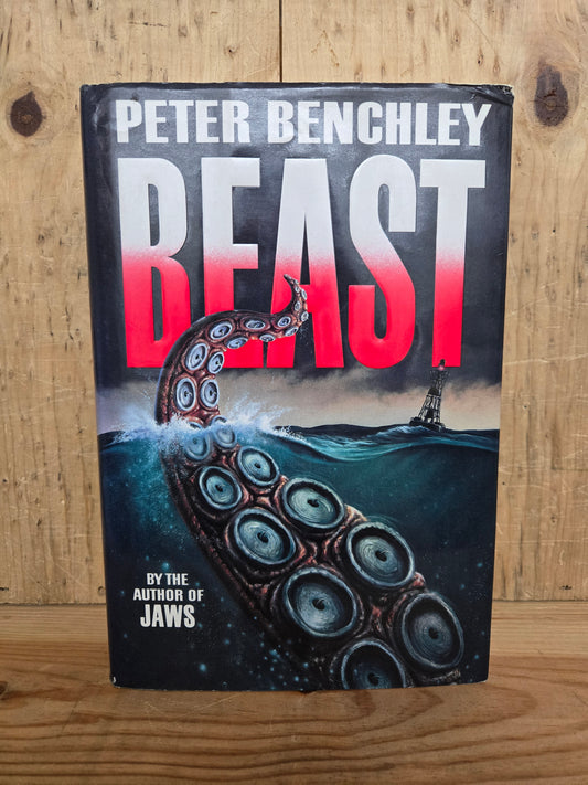 Beast // Peter Benchley // 1st Edition 2nd Printing 1991 // Vintage Hardcover Horror Thriller
