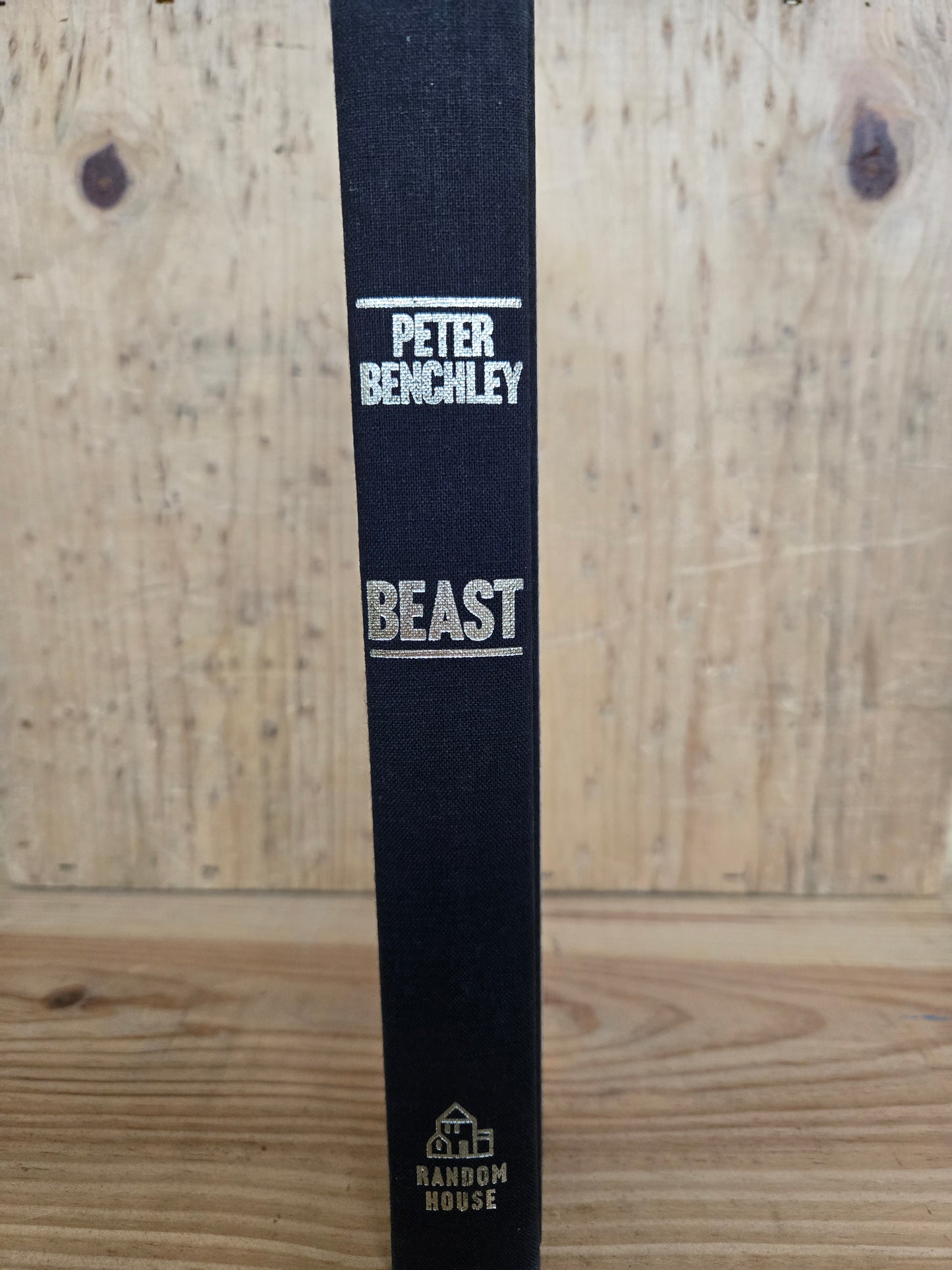 Beast // Peter Benchley // 1st Edition 2nd Printing 1991 // Vintage Hardcover Horror Thriller