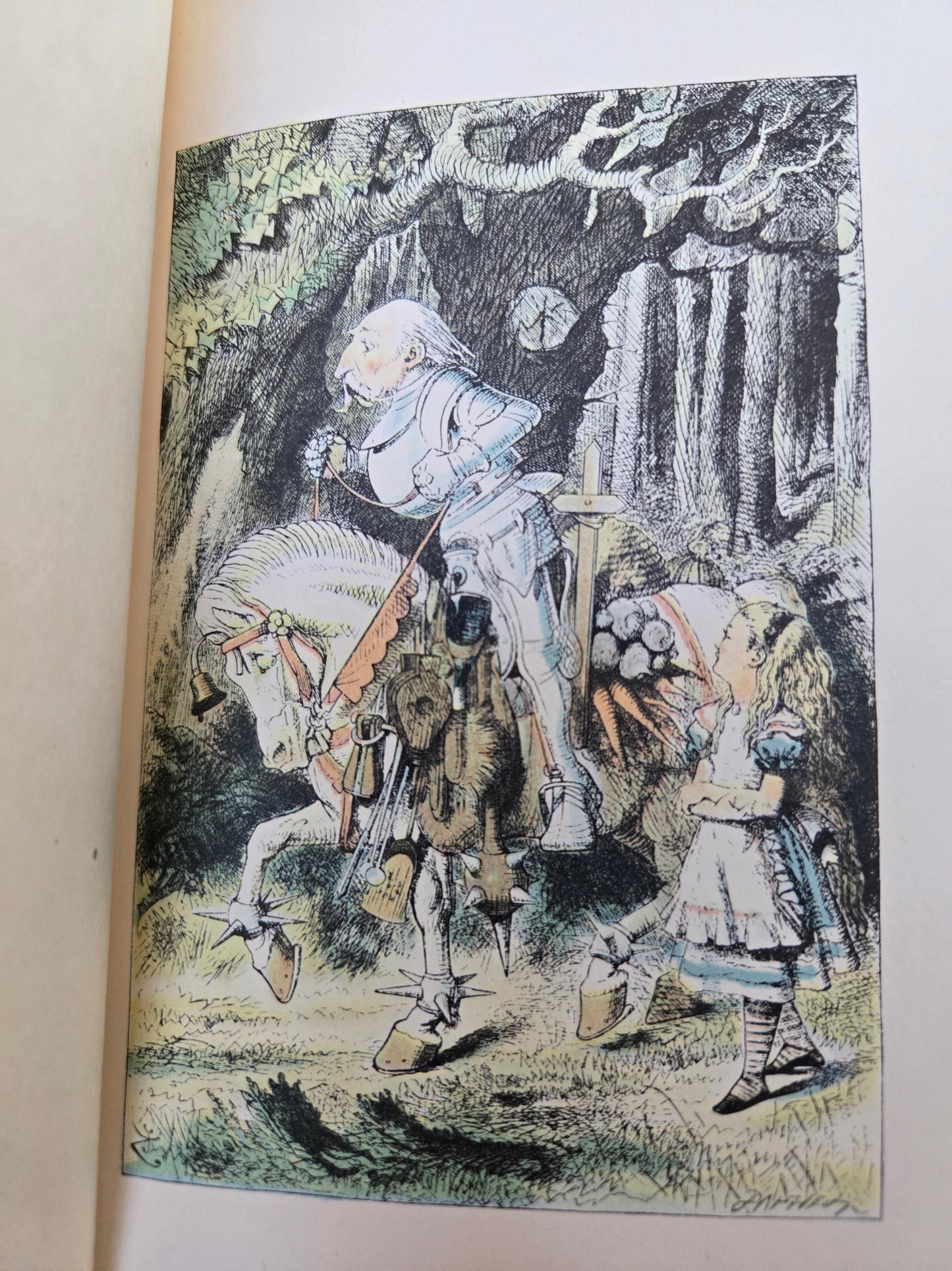 Alice's Adventures in Wonderland and Through the Looking Glass (2 Book Set) // Lewis Carroll // 1946 // Vintage Hardcover with Slipcase