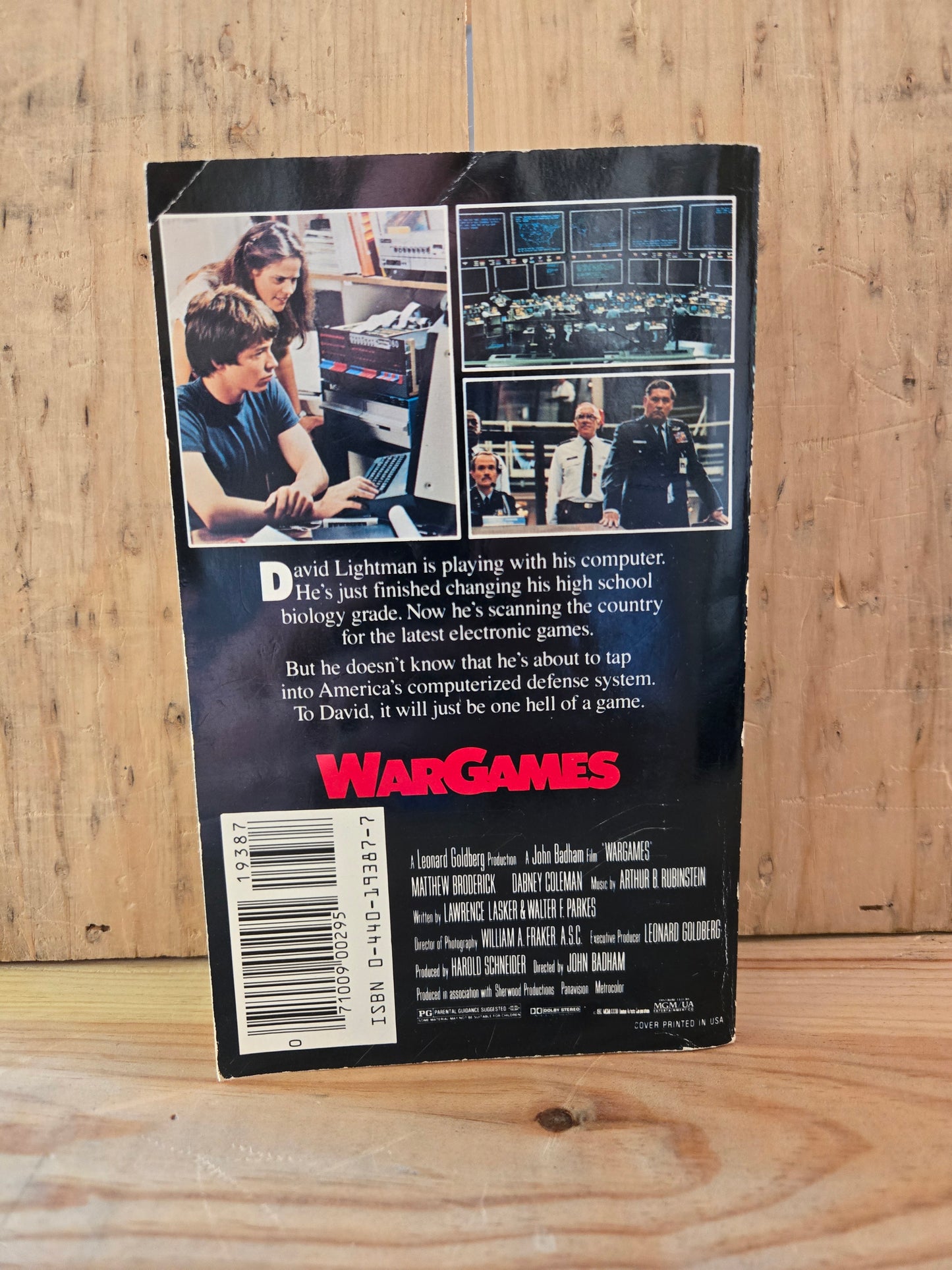 WarGames // David Bischoff // 1983 // Vintage Paperback Sci-fi Movie Tie-In