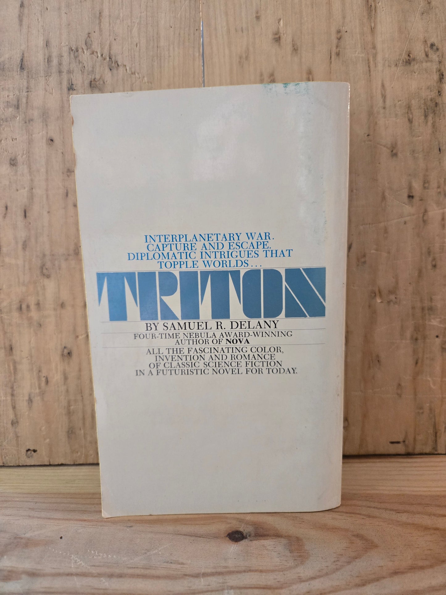Triton // Samuel R. Delany // 1976 // Vintage Paperback Sci-fi