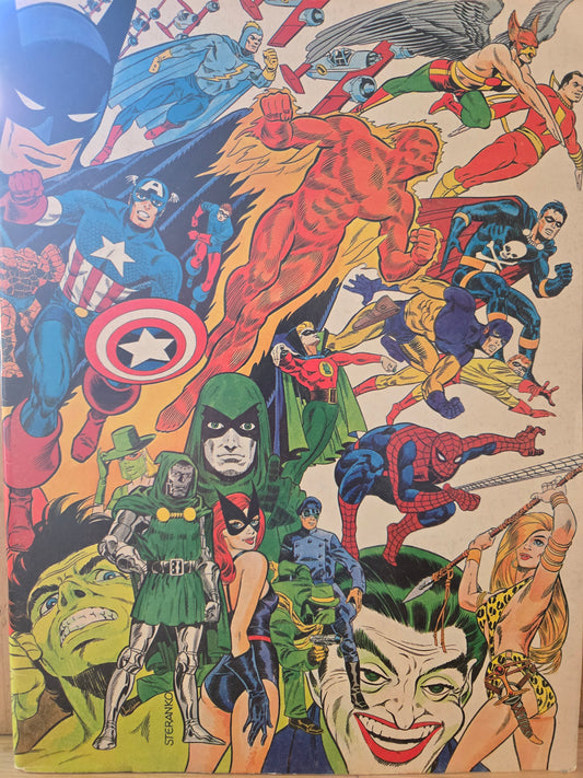 The Steranko History of Comics: Volumes 1 and 2 (2 Book Lot) // Jim Steranko // 1970 and 1972 // Oversized Vintage