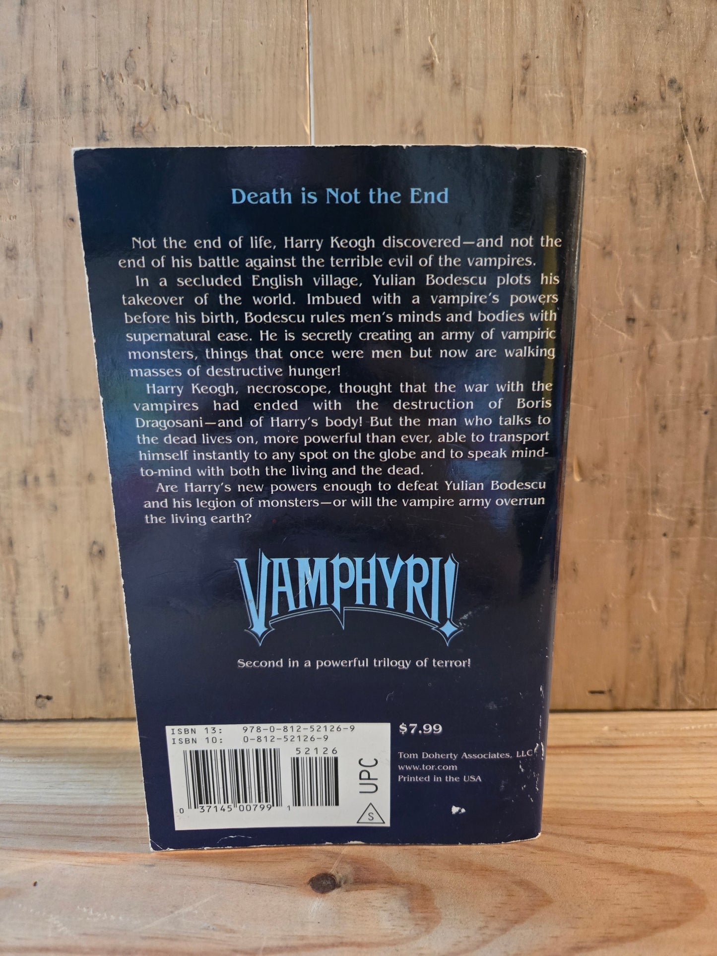 Necroscope II: Vamphyri! // Brian Lumley // 1989 // Vintage Paperback Horror