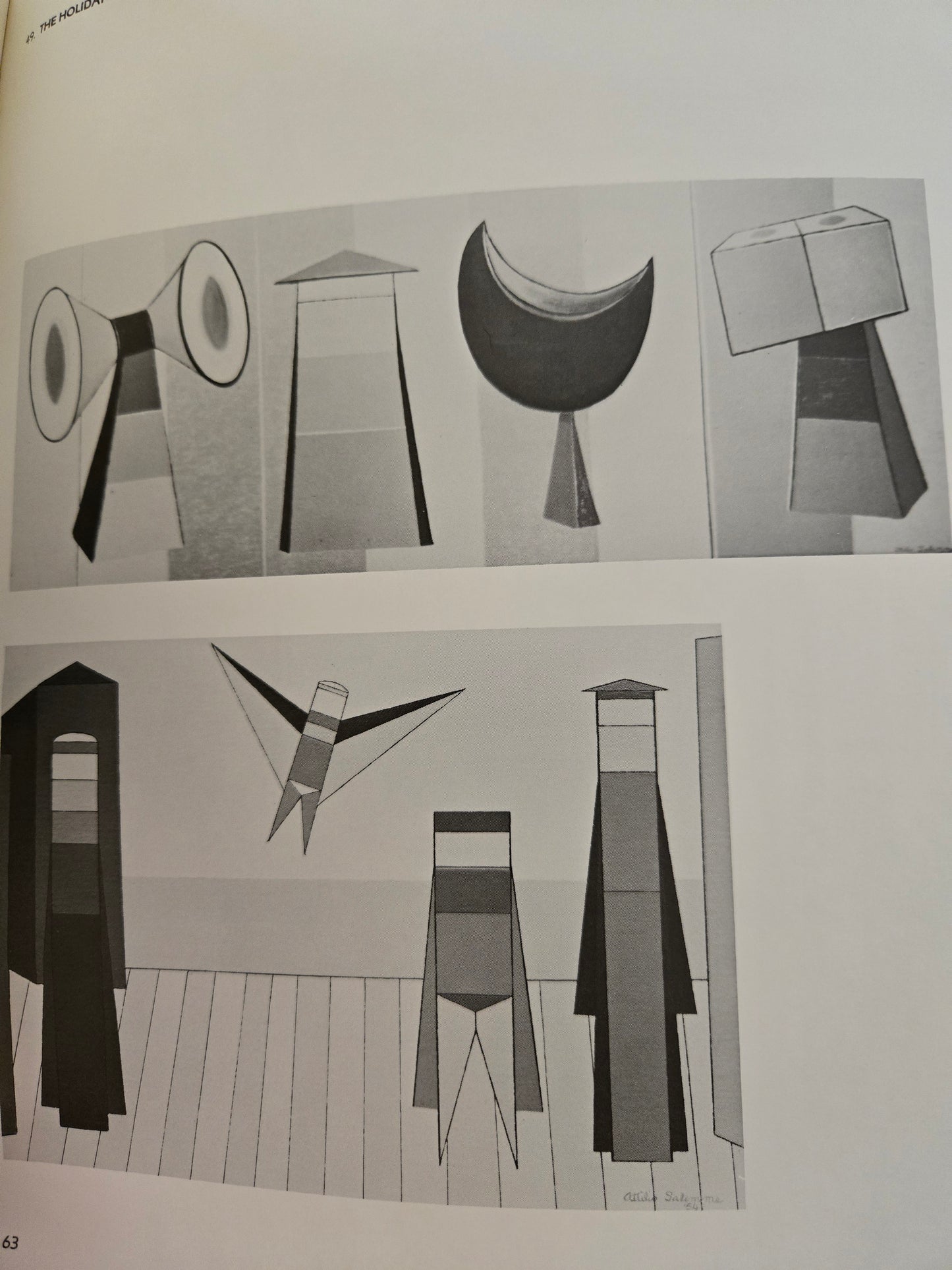 Attilio Salemme - Inhabitant of a Dream // National Collection of Fine Arts // 1978 // Vintage Art Exhibit Book Guide