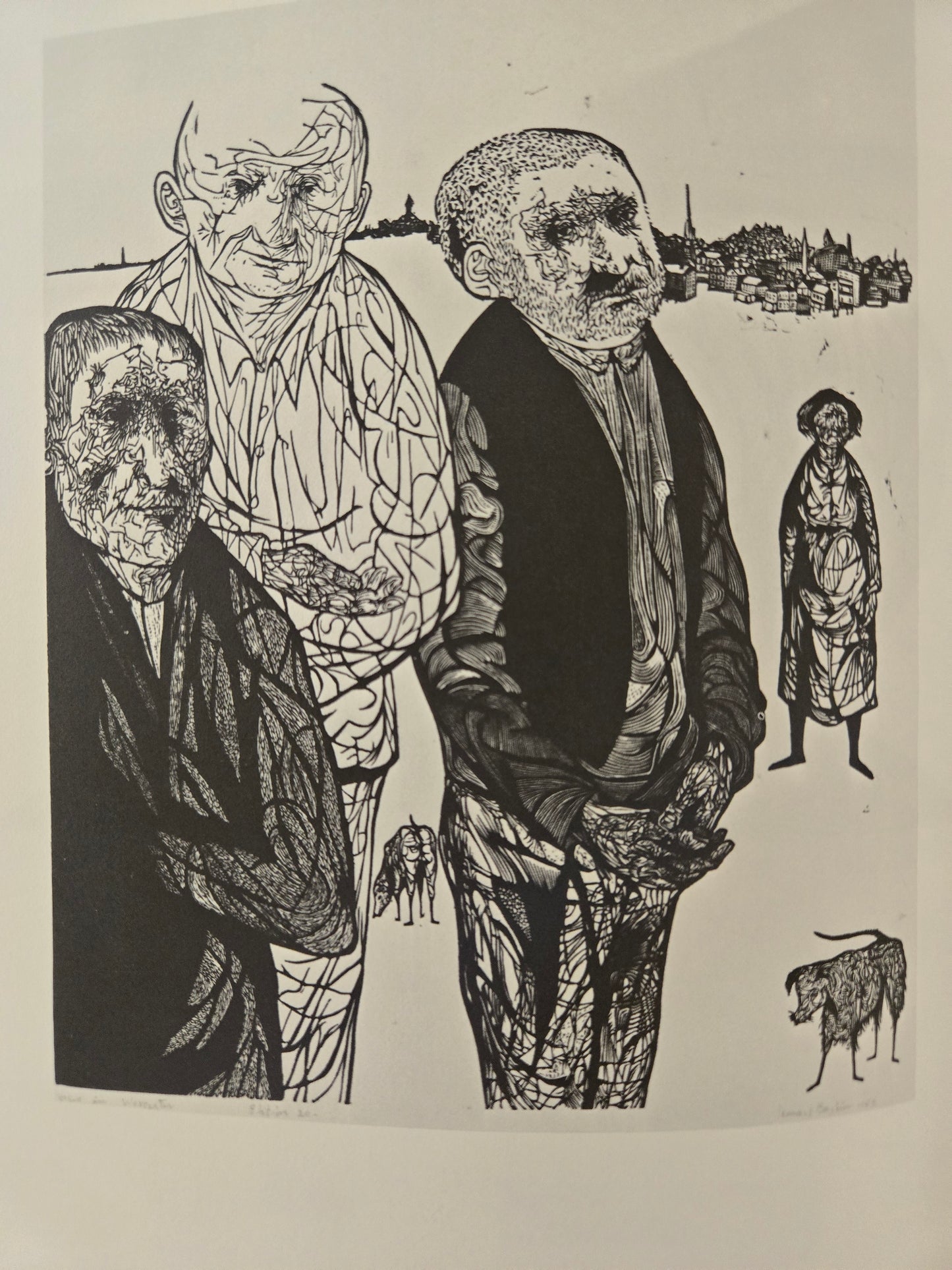 Leonard Baskin - National Collection of Fine Arts // 1970 // Vintage Art Exhibit Book Guide