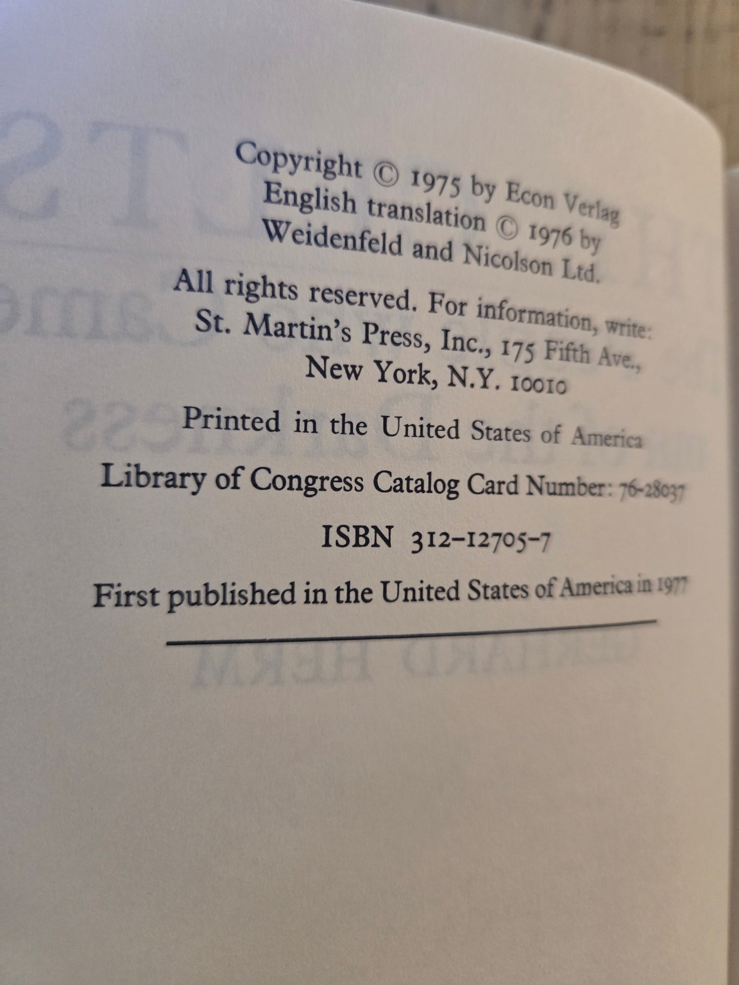 The Celts // Gerhard Herm // 1977 // Vintage Hardcover History