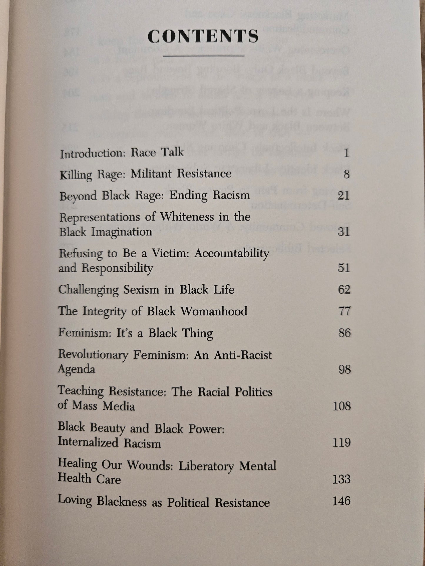 Killing Rage: Ending Racism // bell hooks // 1st Edition 1st Printing 1995 // Vintage Hardcover Essays