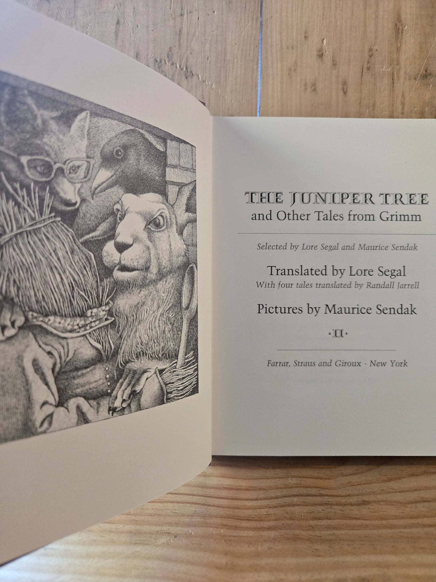 The Juniper Tree and Other Tales From Grimm (2 Book Set) // Lore Segal and Maurice Sendak // 1973 // Vintage Hardcover Fairy Tales