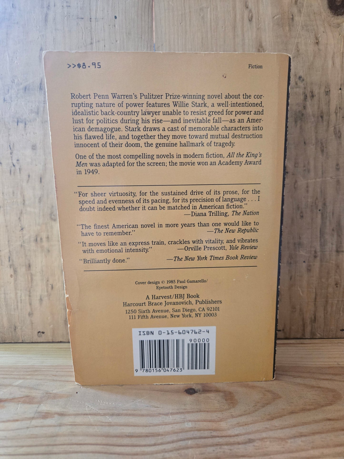 All The King's Men // Robert Penn Warren // 1982 // Vintage Paperback