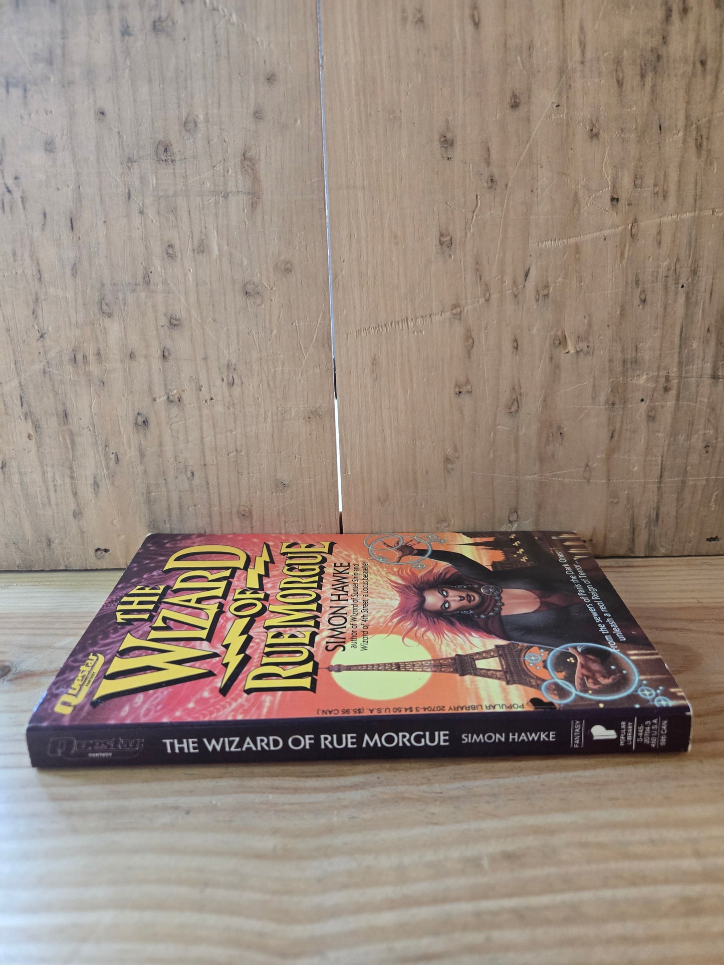 The Wizard of Rue Morgue // Simon Hawke // 1990 // Vintage Paperback Fantasy