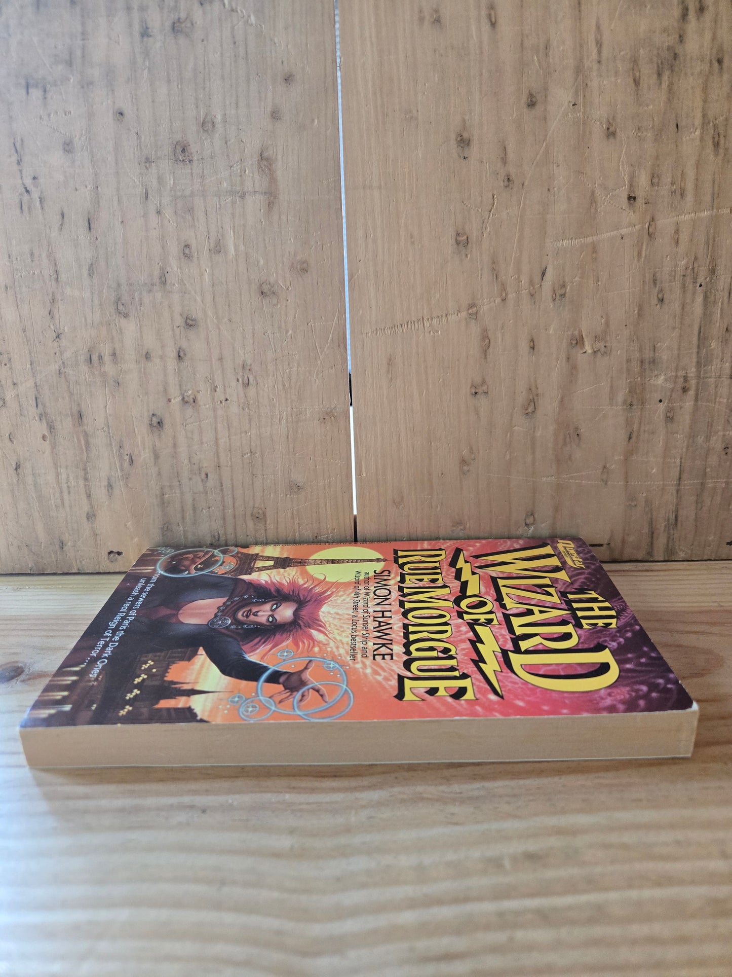 The Wizard of Rue Morgue // Simon Hawke // 1990 // Vintage Paperback Fantasy