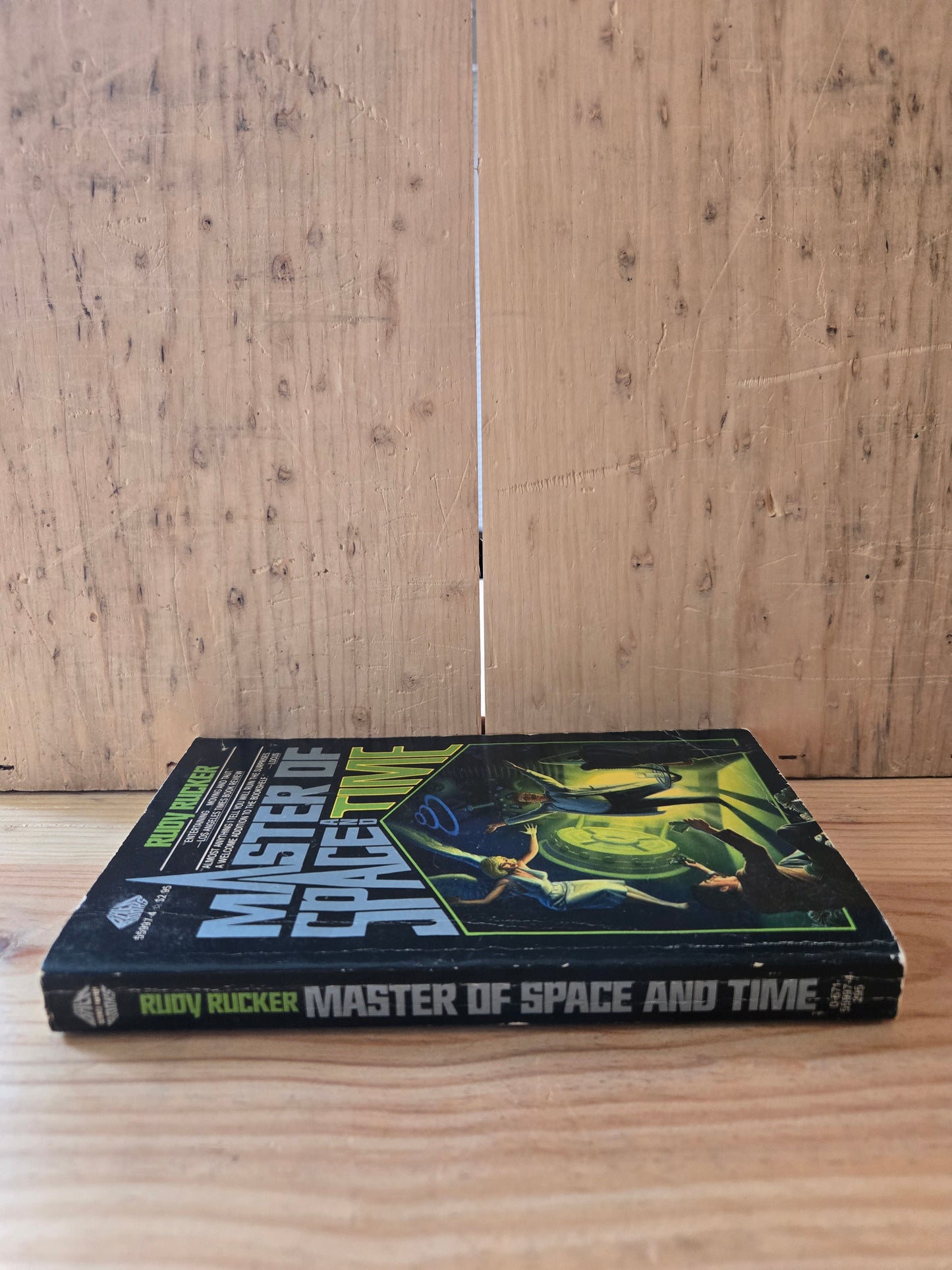 Master of Space and Time // Rudy Rucker // 1985 // Vintage Paperback Sci-fi