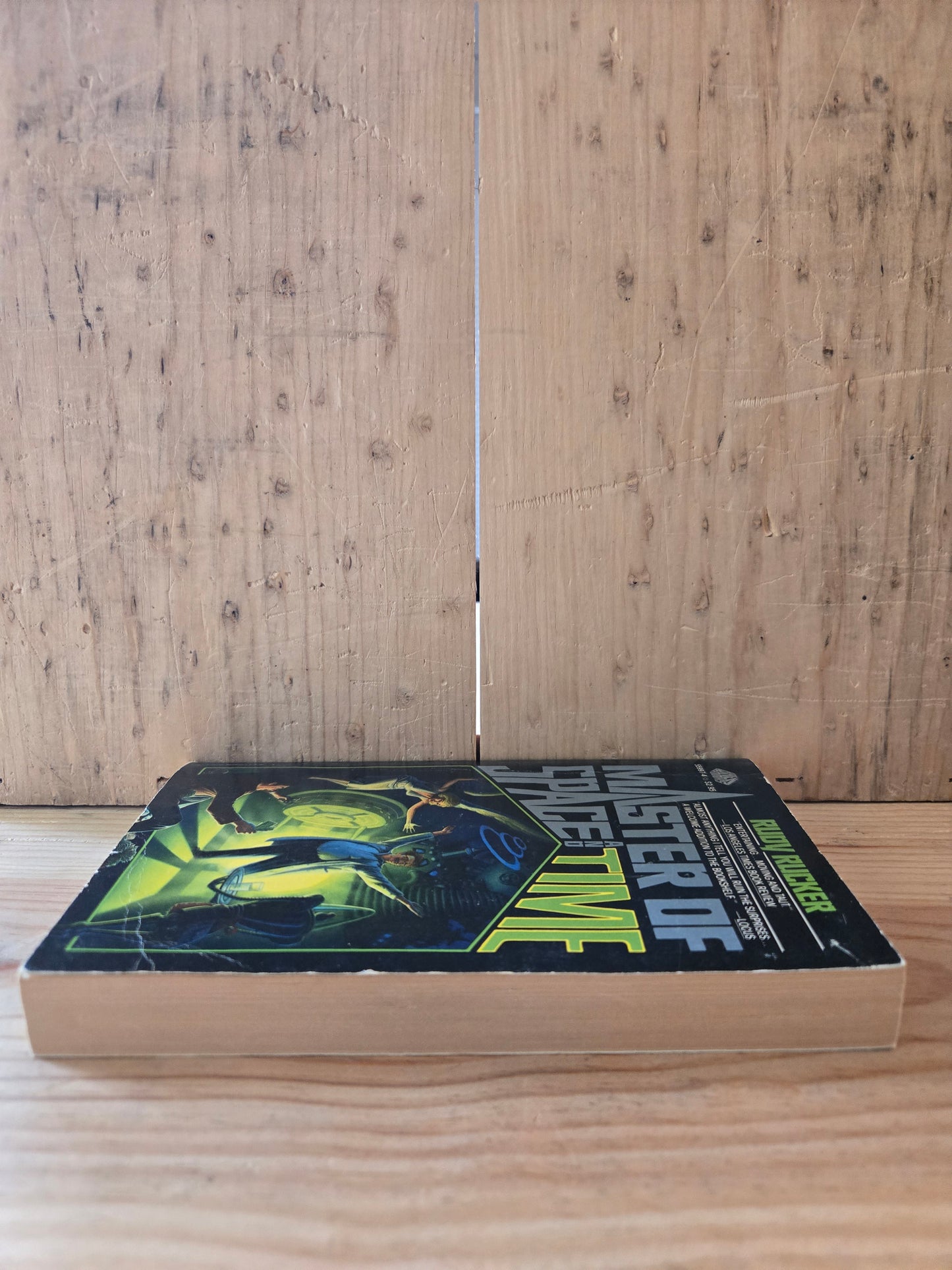 Master of Space and Time // Rudy Rucker // 1985 // Vintage Paperback Sci-fi