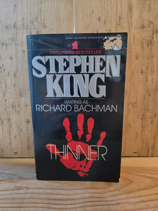 Thinner // Stephen King // 1985 // Vintage Paperback Horror Thriller