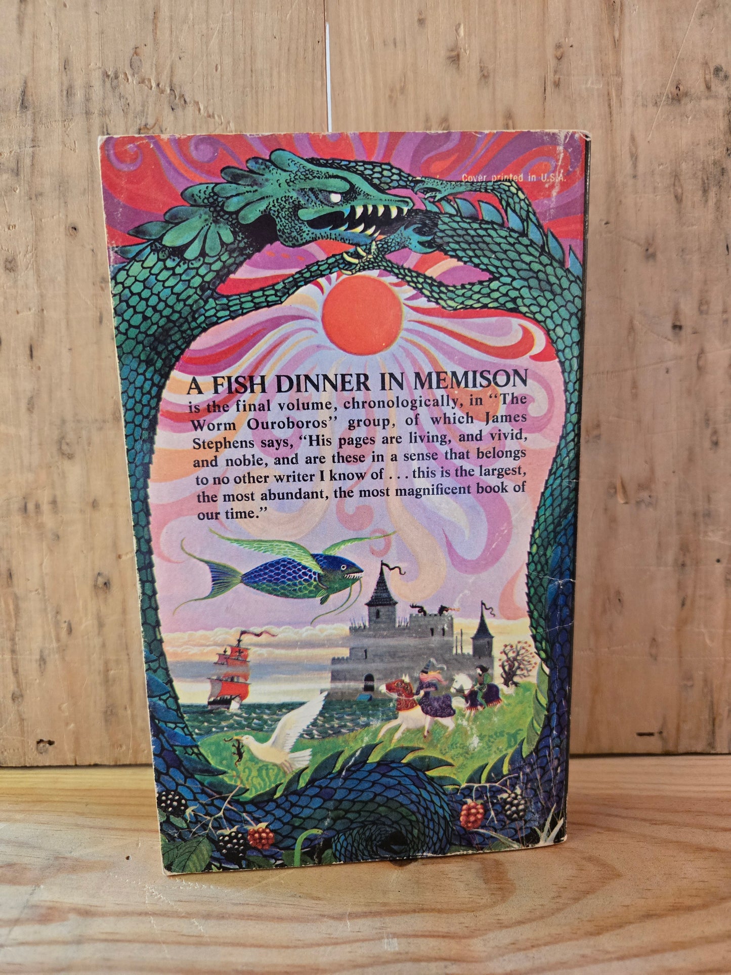 A Fish Dinner in Memison // E.R. Eddison // 1968 // Vintage Paperback Fantasy