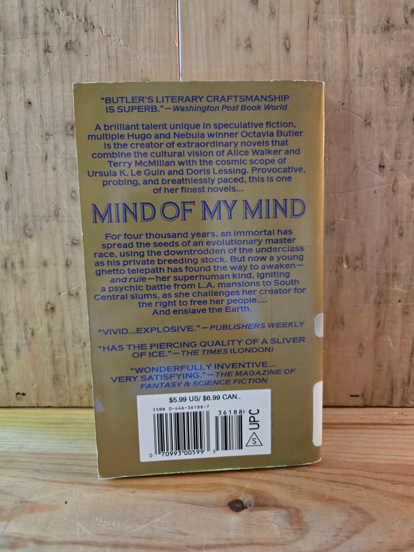 Mind of My Mind // Octavia E. Butler // 1994 // Vintage Paperback Sci-fi Ex-Library