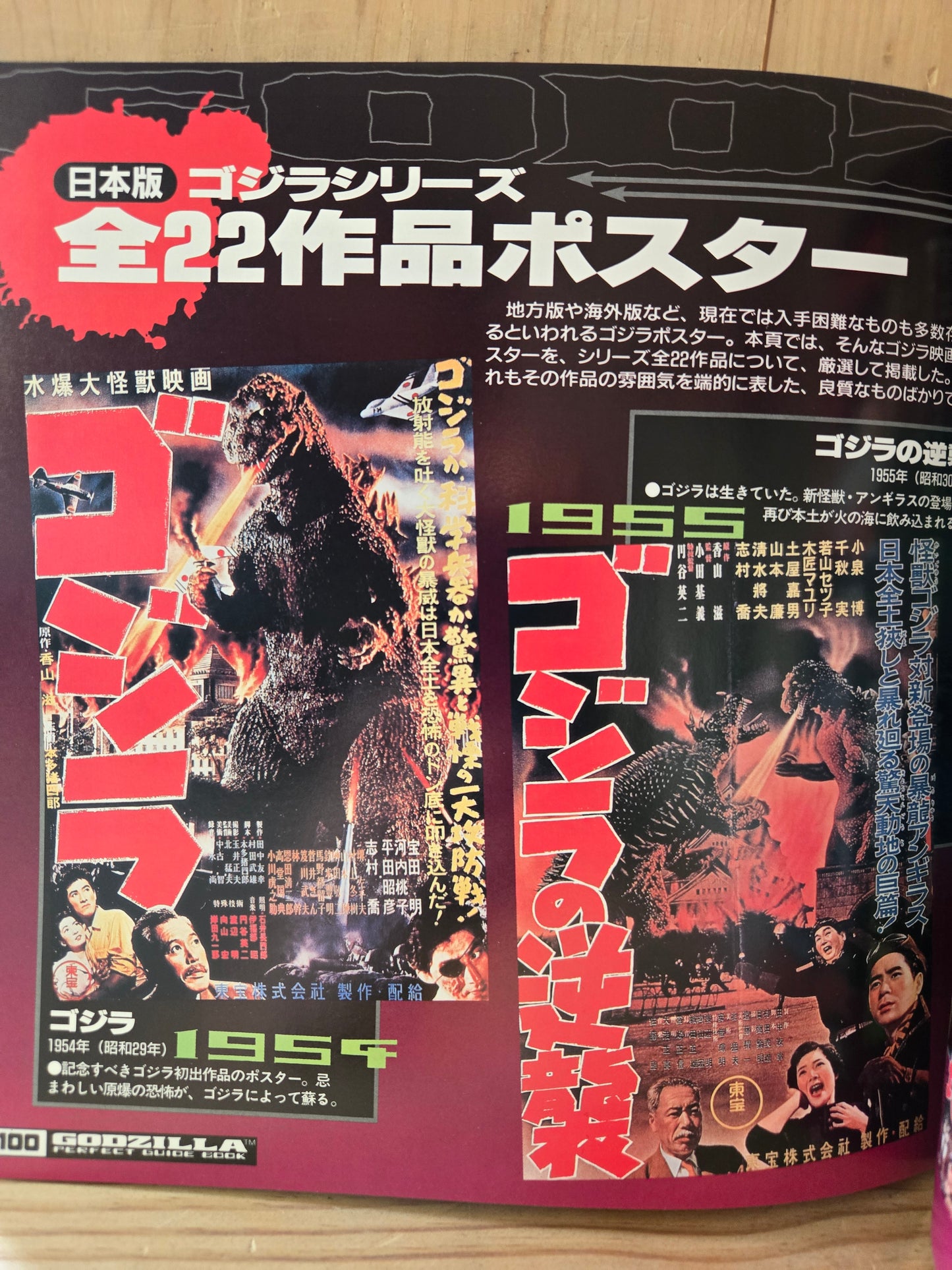 Godzilla Perfect Guide Book // 1998 // Vintage Paperback Godzilla Movies