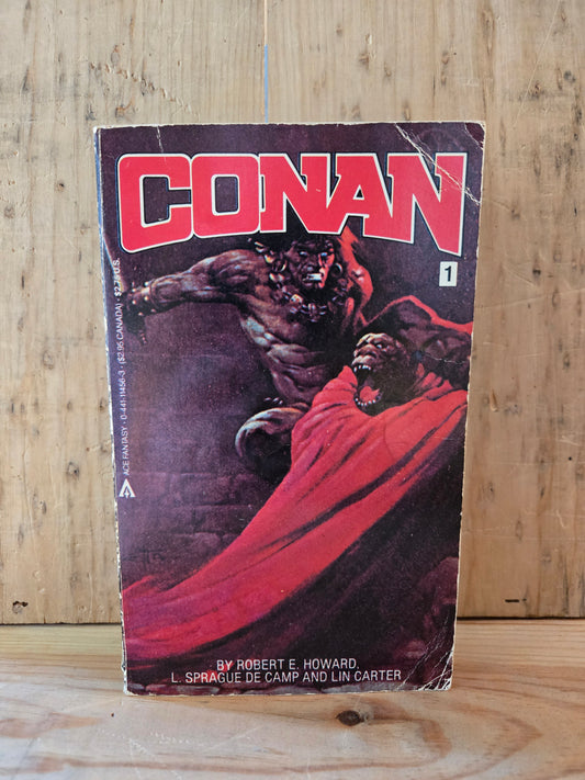 Conan // Robert E. Howard, L. Sprague de Camp, and Lin Carter // 1984 // Vintage Paperback Fantasy Ex-Library