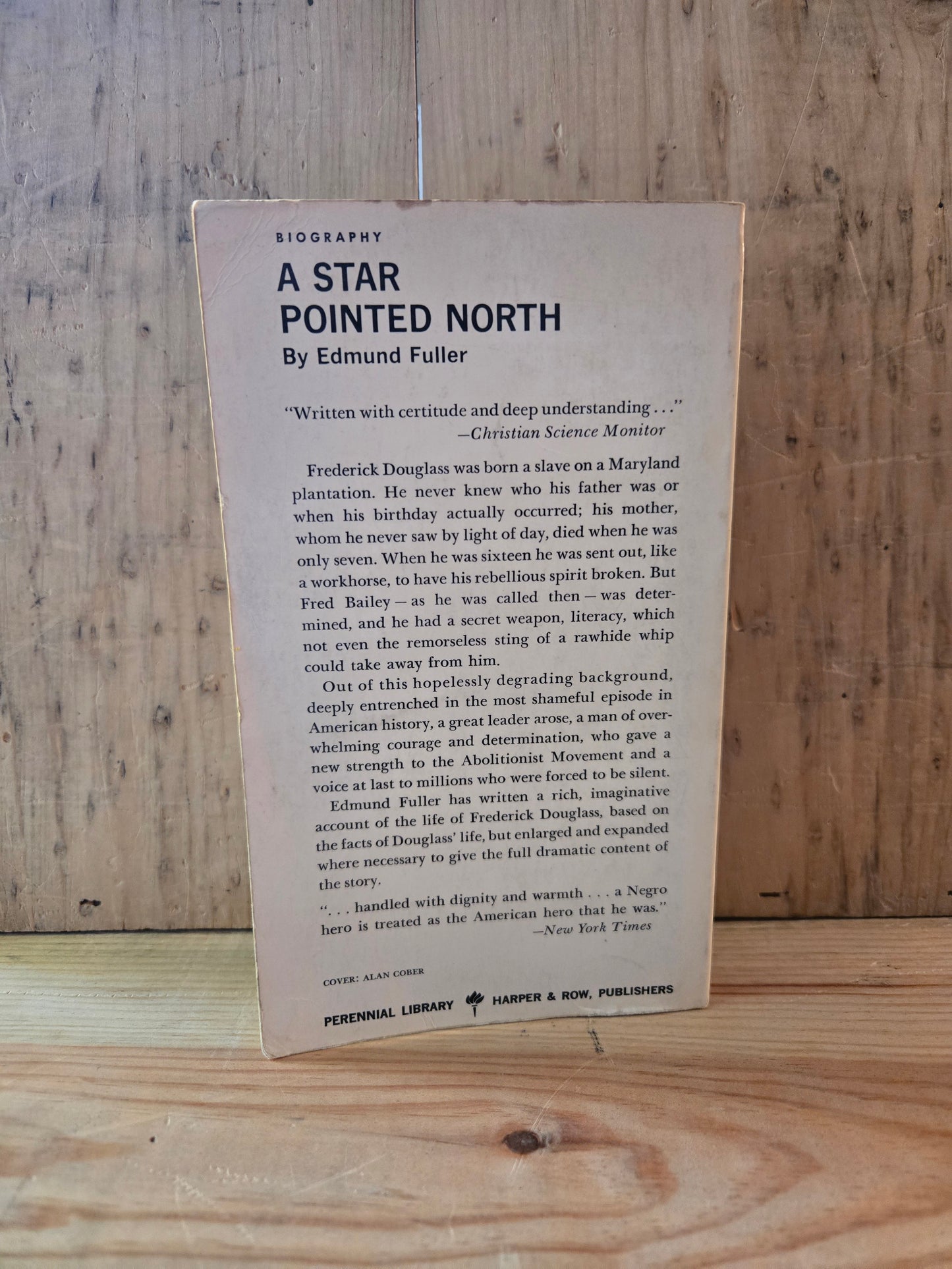 A Star Pointed North // Edmund Fuller // 1965 // Vintage Paperback Biography