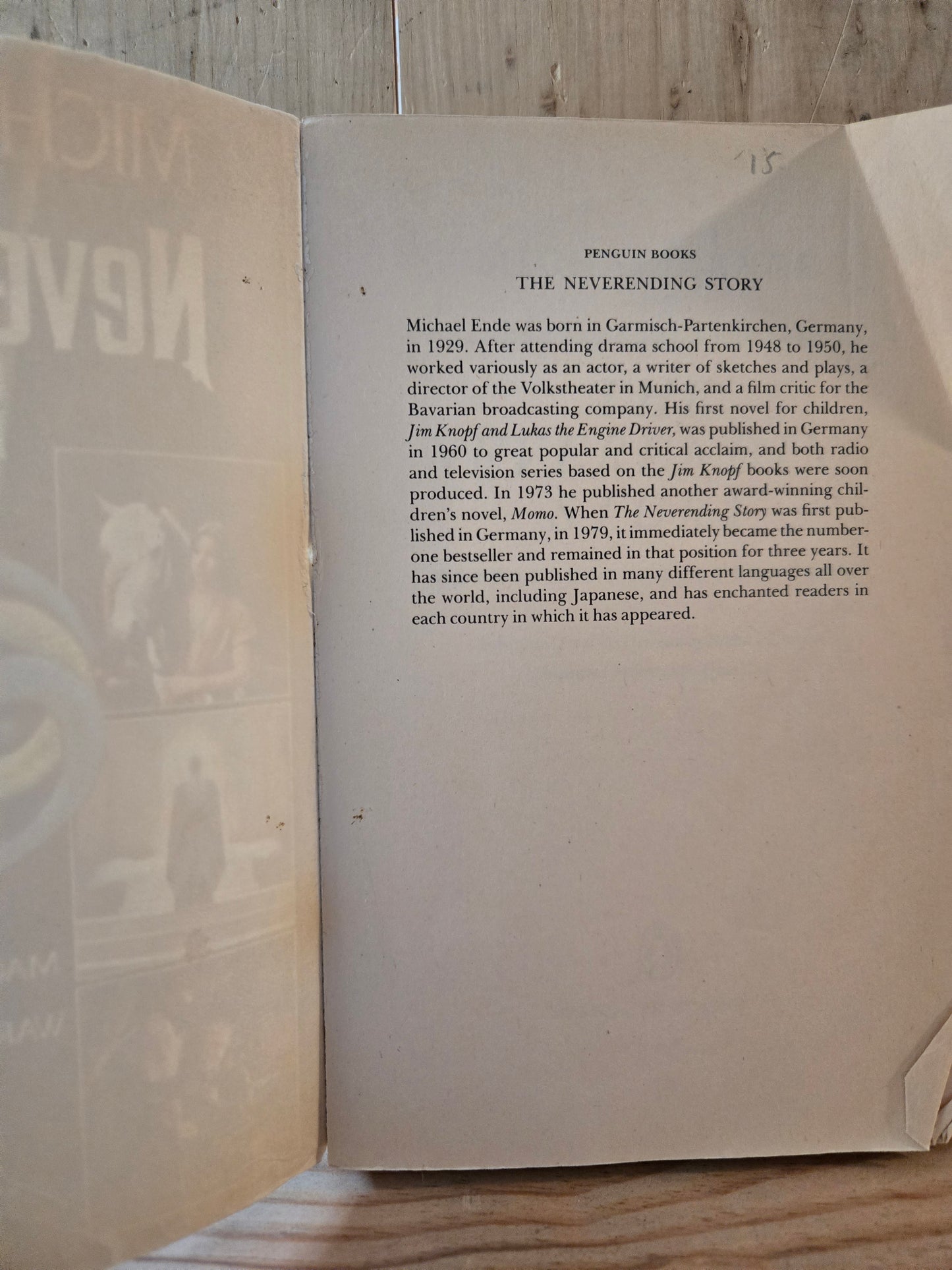 The Neverending Story // Michael Ende // 1984 // Vintage Paperback Fantasy