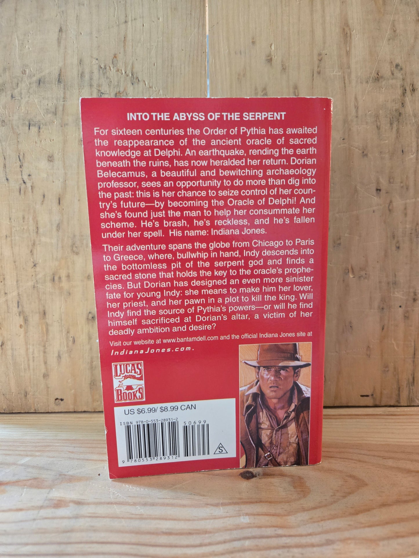 Indiana Jones and the Peril at Delphi // Rober MacGregor // 2008 // Paperback