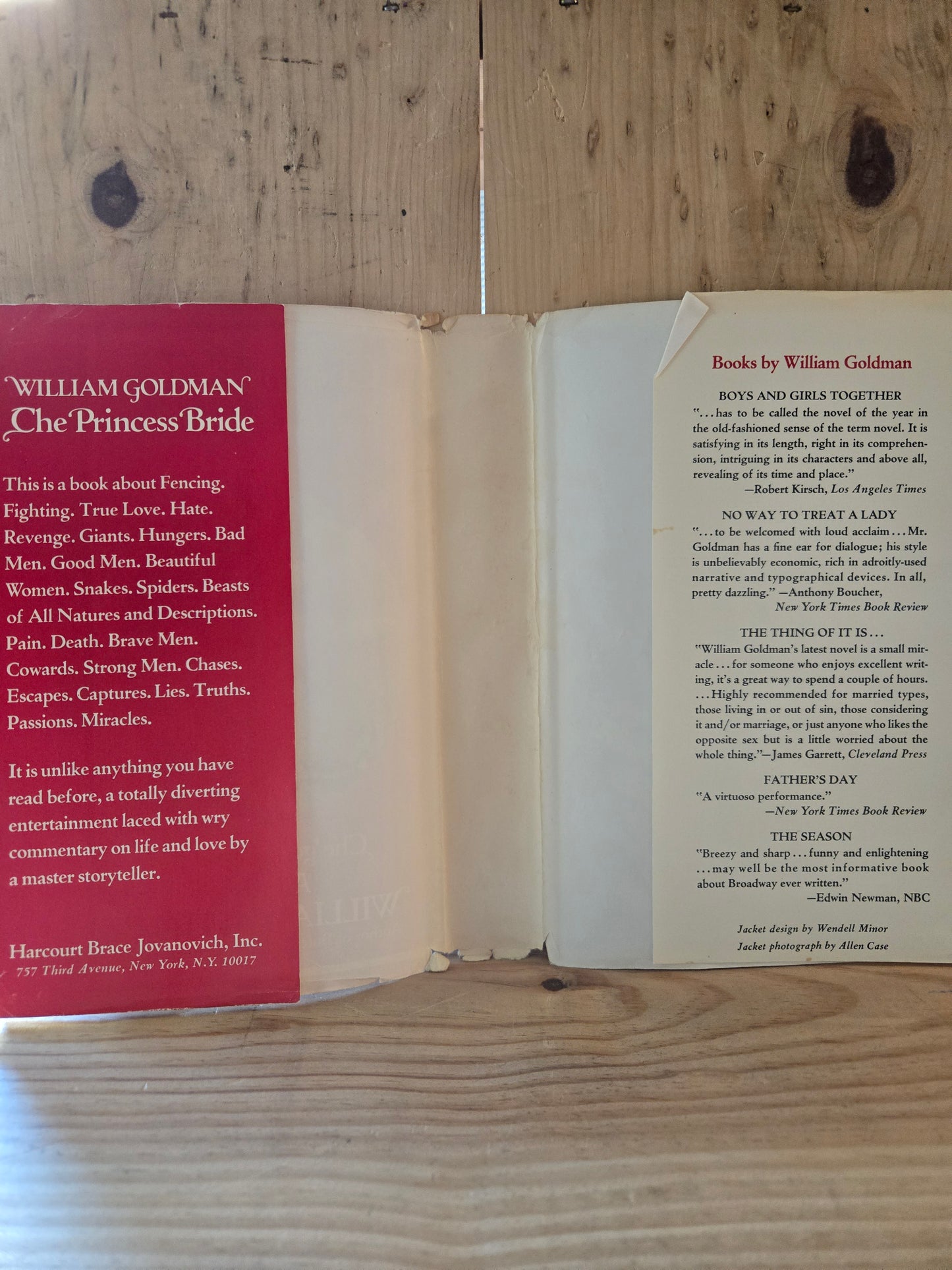 The Princess Bride // William Goldman // 1973 // Vintage Hardcover The 'Good Parts' Version