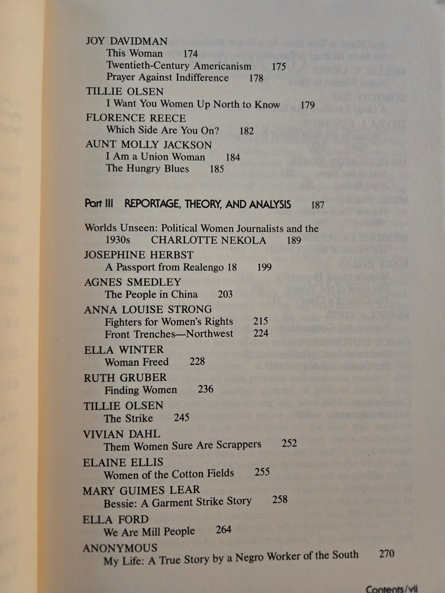 Writing Red: An Anthology of Women Writers, 1930 - 1940 // Edited by Charlotte Nekola, Paula Rabinowitz // 1st Print 1987 // Paperback
