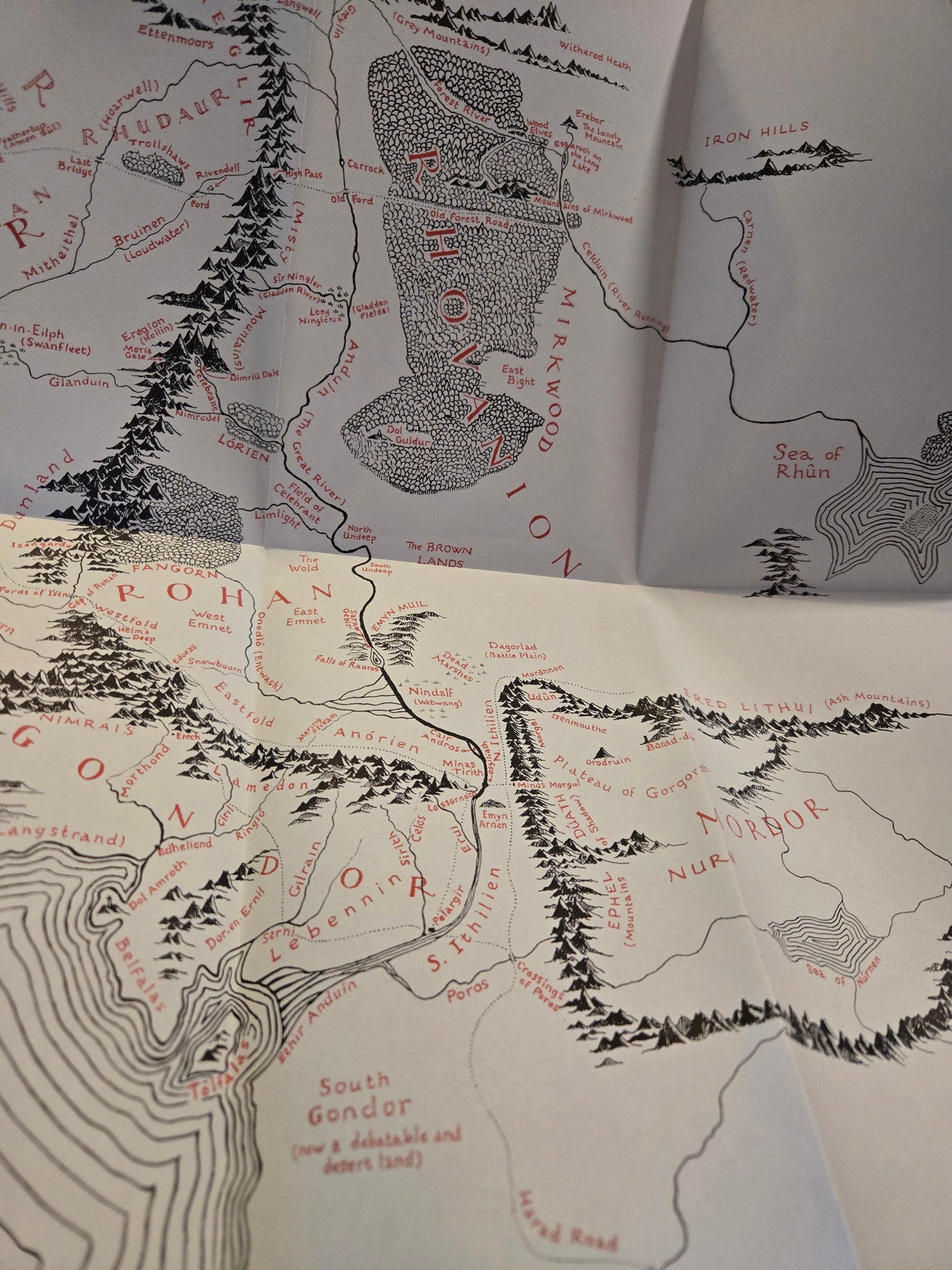 Unfinished Tales // J.R.R Tolkien // 1st American Edition 1st Printing 1980 // Vintage Hardcover Fantasy with Map