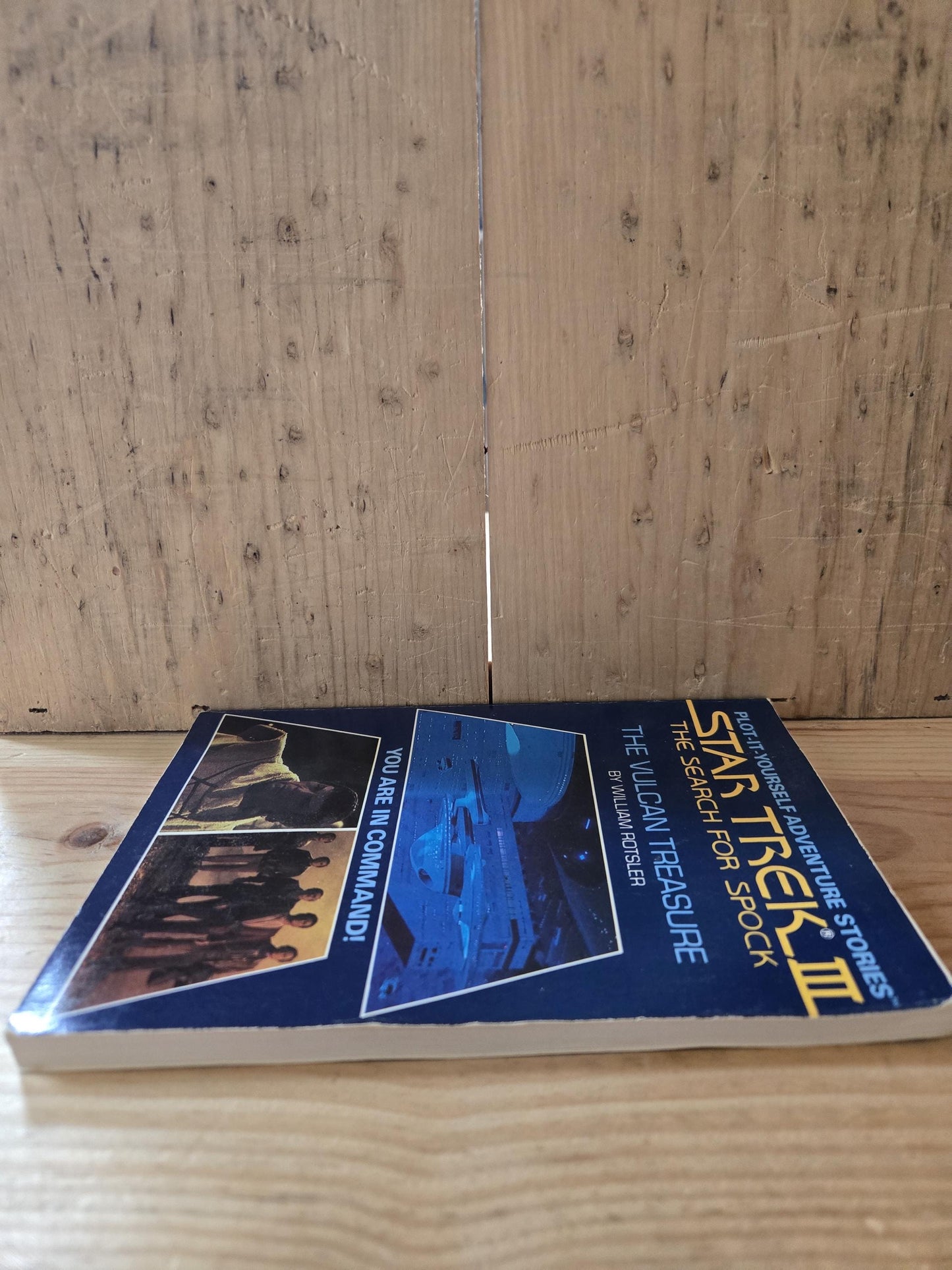Star Trek III The Search for Spock: The Vulcan Treasure // William Rotsler // 1984 // Vintage Paperback Choose Your Own Adventure