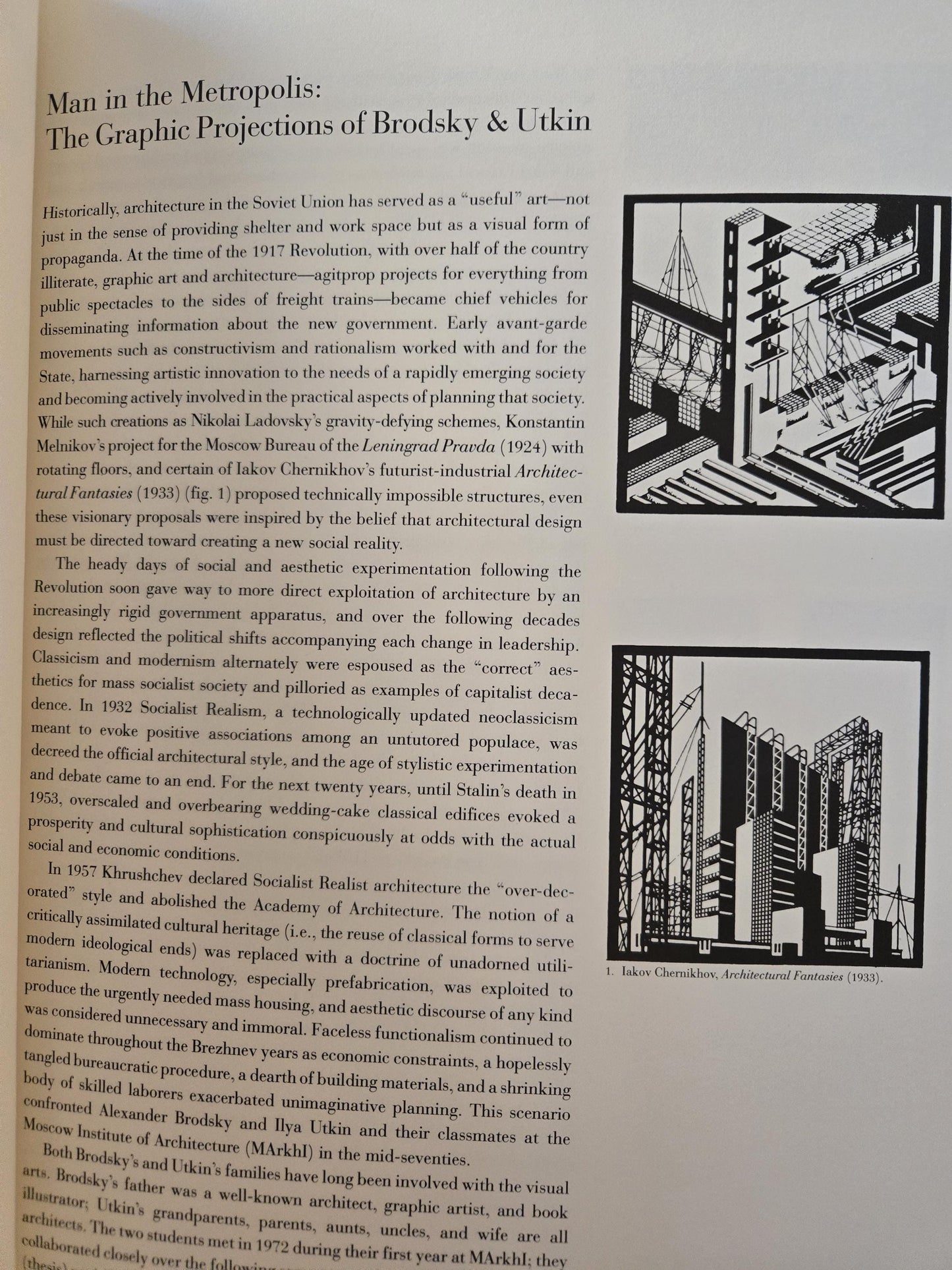Brodsky & Utkin // Lois E. Nesbitt // 1991 // Vintage Paperback Architecture Design Art