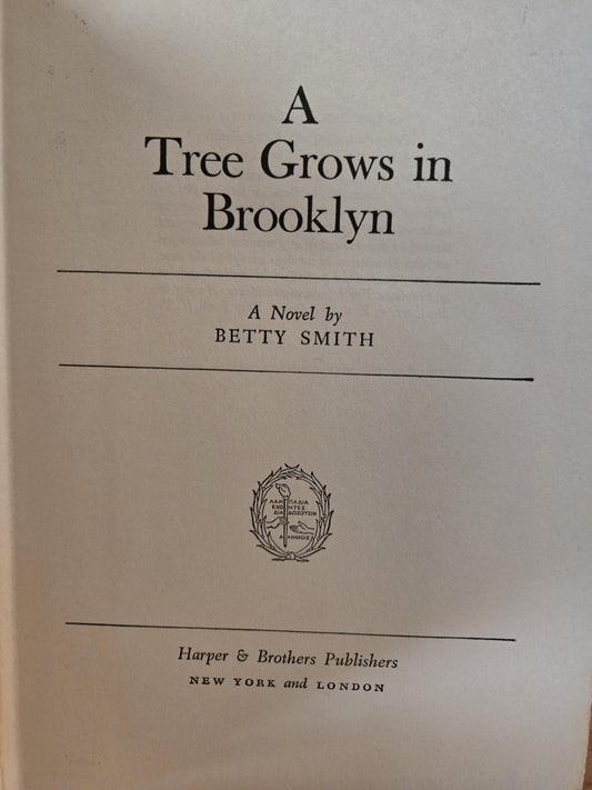 A Tree Grows in Brooklyn // Betty Smith // 1943 // Vintage Hardcover