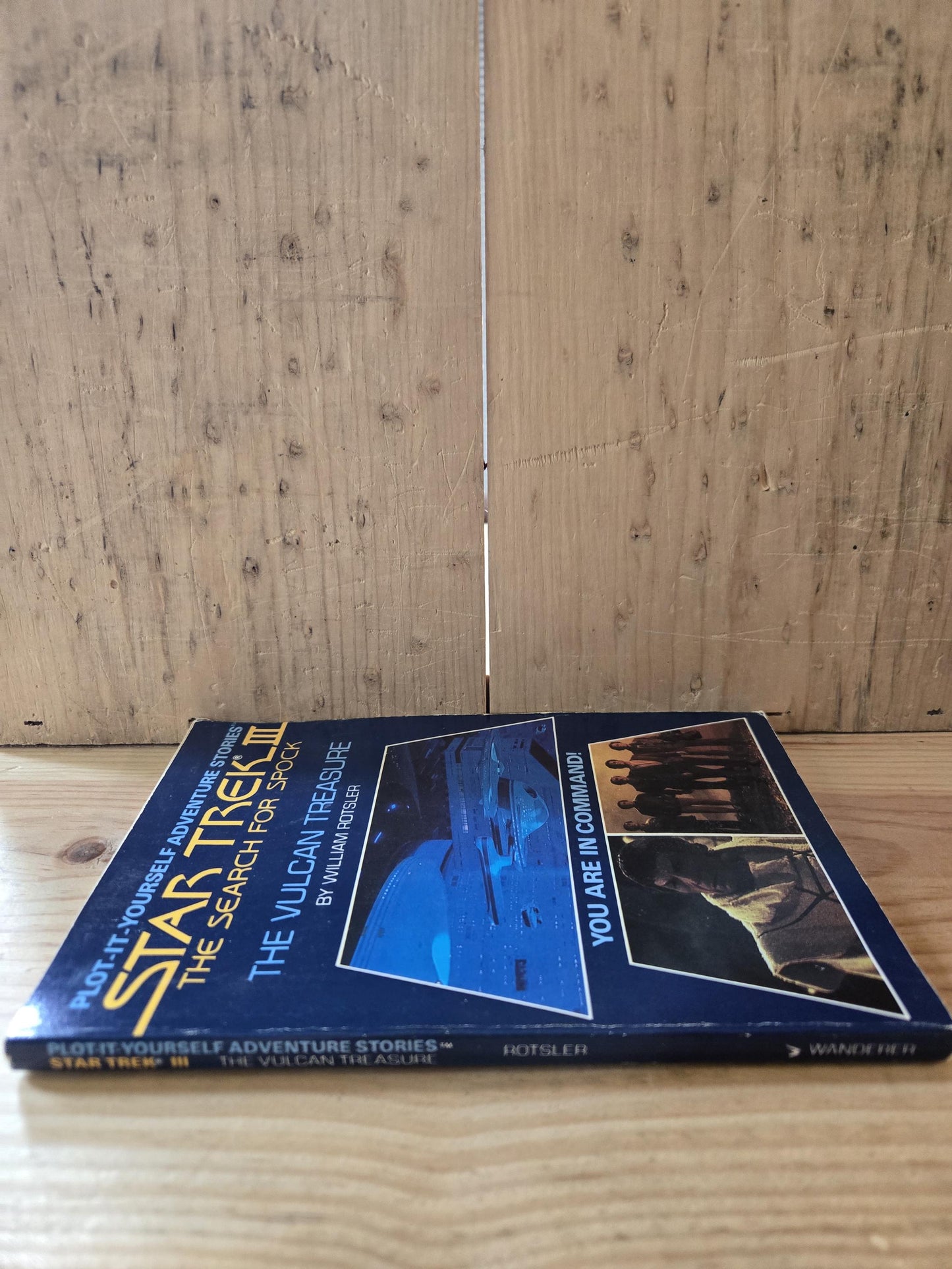 Star Trek III The Search for Spock: The Vulcan Treasure // William Rotsler // 1984 // Vintage Paperback Choose Your Own Adventure