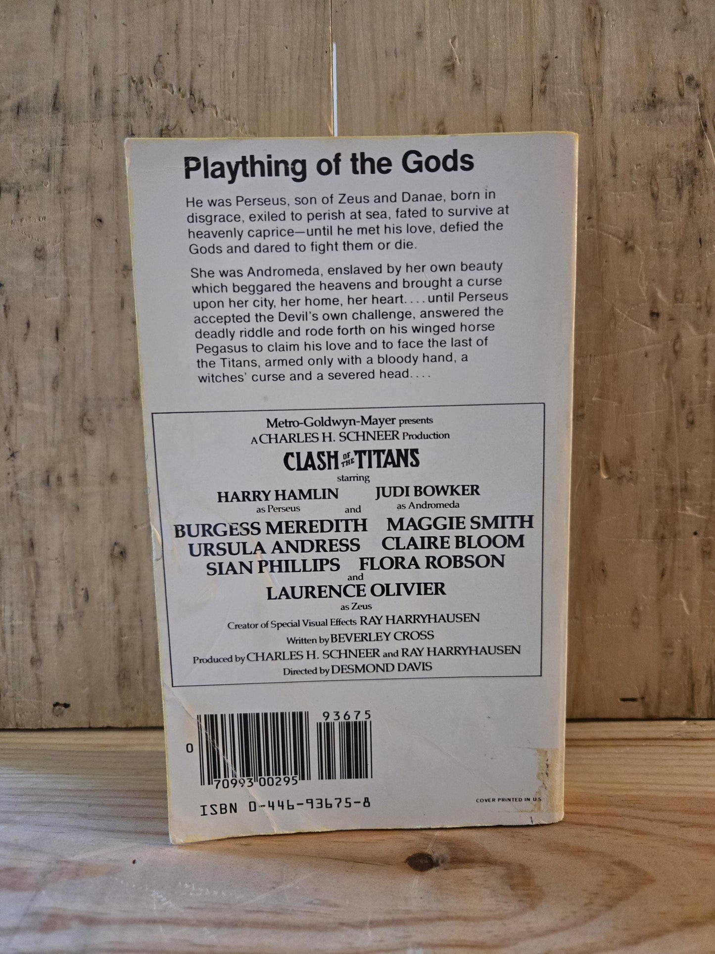 Clash of the Titans // Alan Dean Foster // 1981 // Vintage Paperback Movie Tie-In Fantasy Mythology