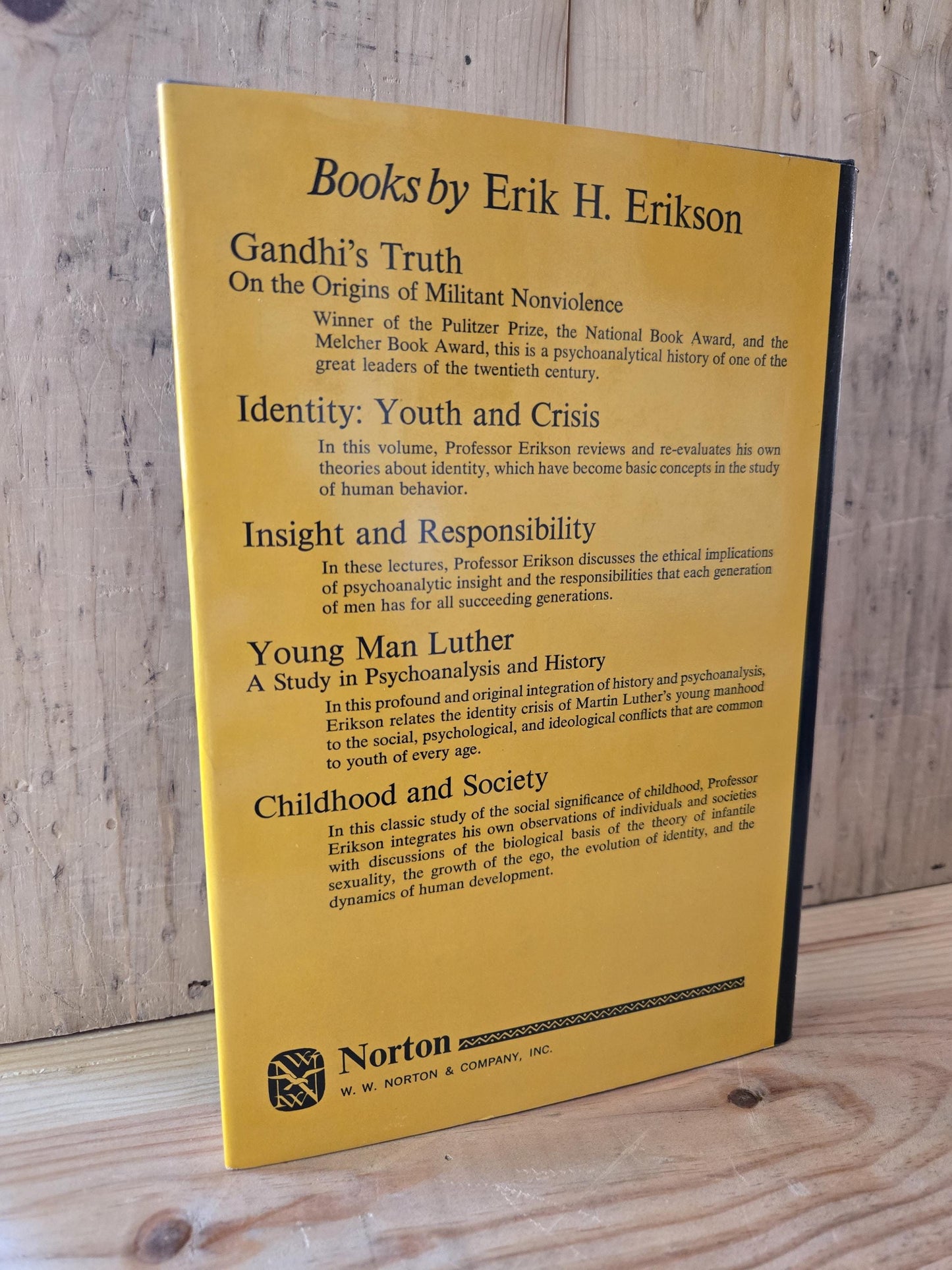 In Search of Common Ground: Conversations with Erik H. Erikson & Huey P. Newton // 1st Edition 1st Printing 1973 // Vintage Hardcover