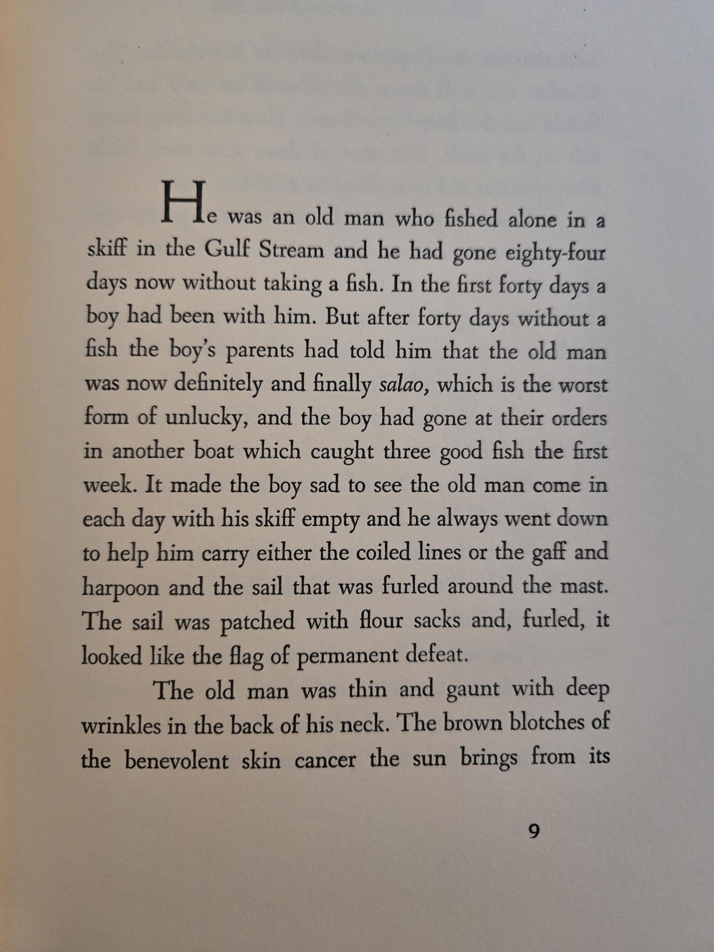 The Old Man and the Sea // Ernest Hemingway // 1st Edition Later Printing 1950s // Vintage Hardcover